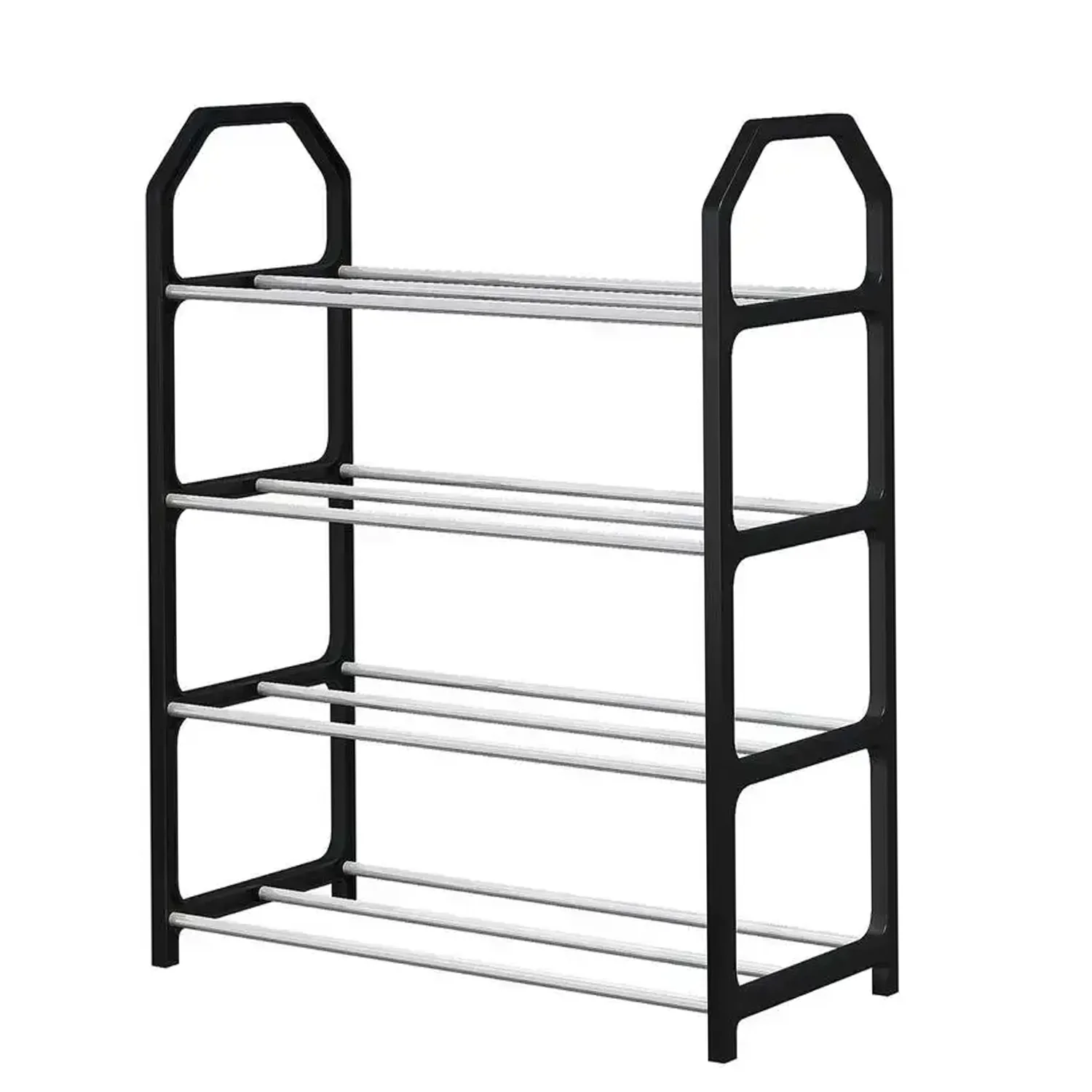 4 Layer Space‑saving Shoes Show Rack Folding Shoe Rack (1 Pc) - Image 5