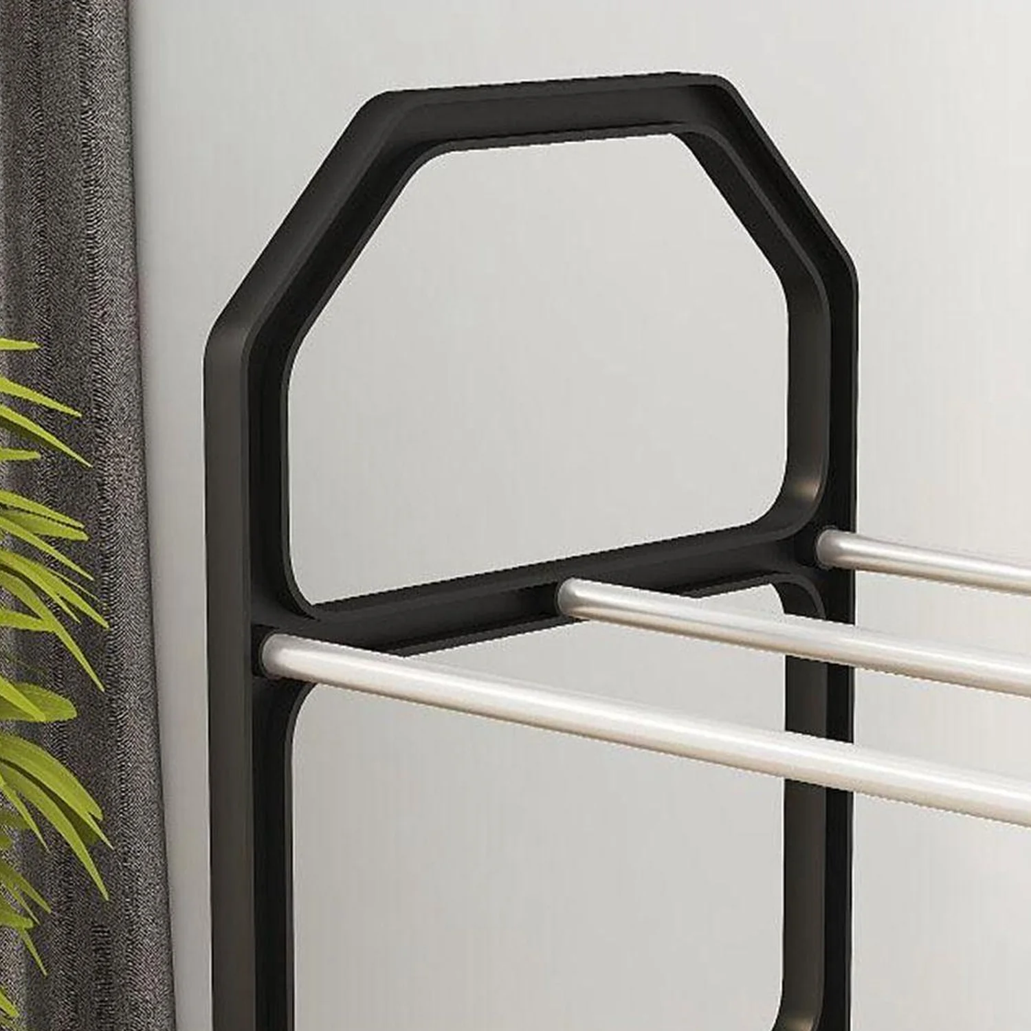 4 Layer Space‑saving Shoes Show Rack Folding Shoe Rack (1 Pc) - Image 6