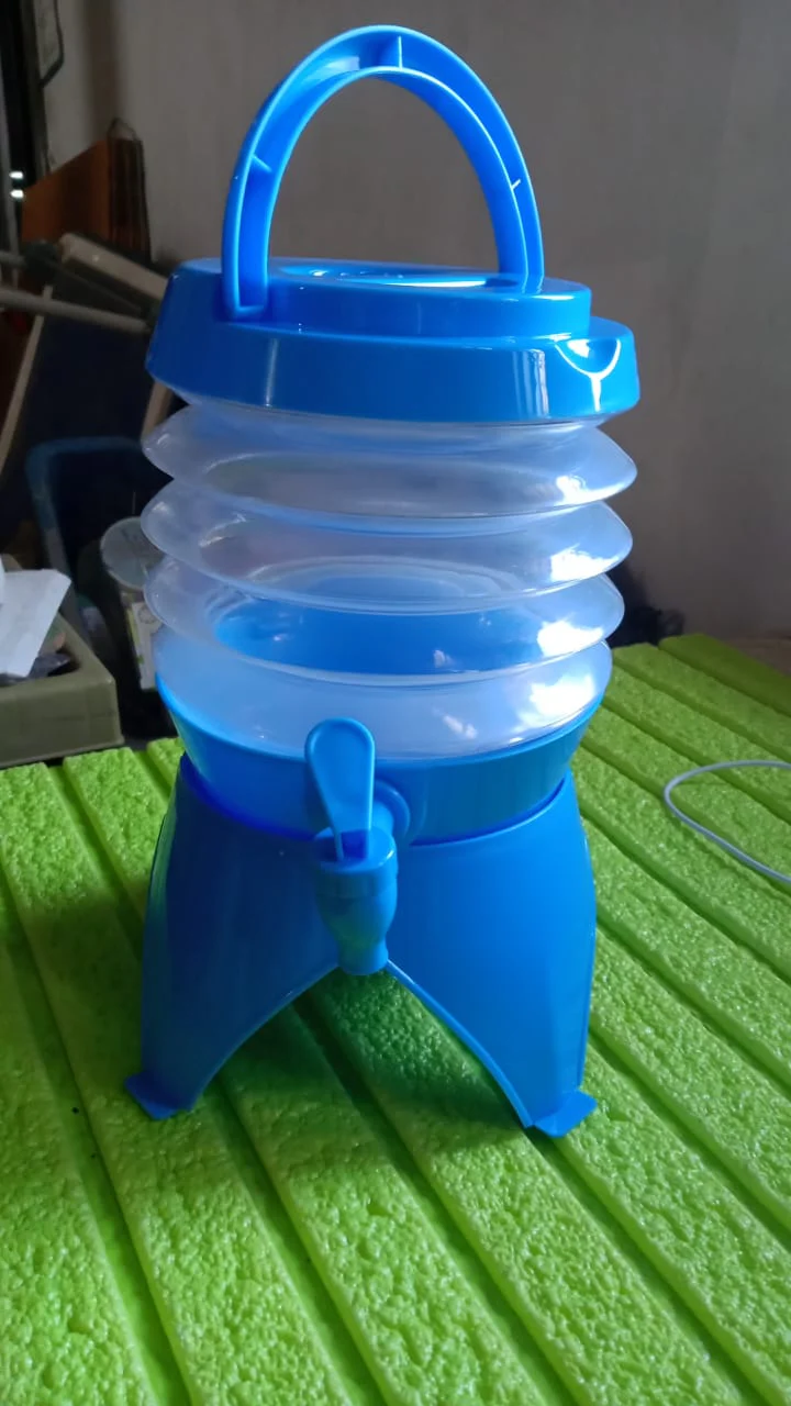 Collapsible Beverage Container with Tap Cold Drink Dispenser 3.5L Multicolor - Image 10