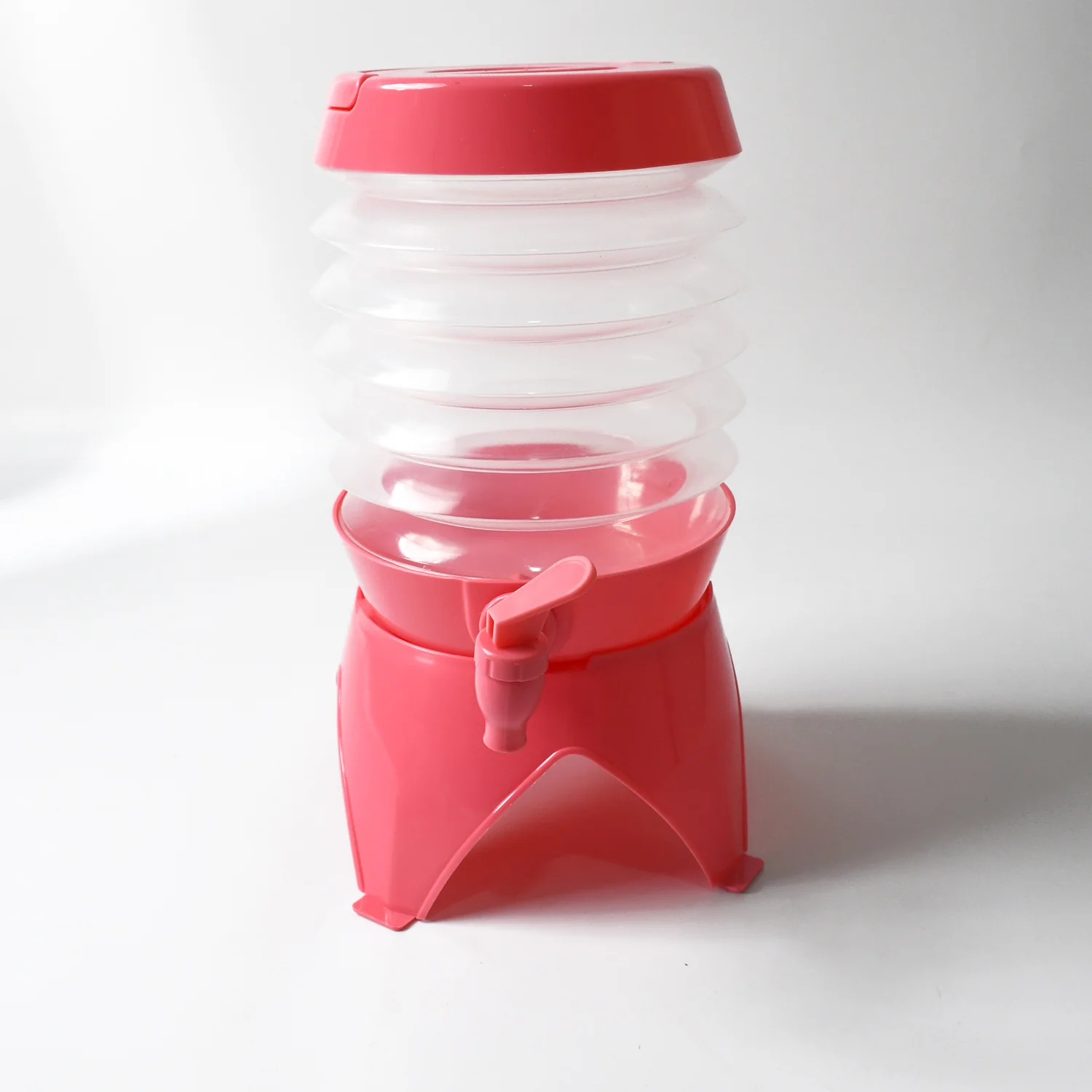 Collapsible Beverage Container with Tap Cold Drink Dispenser 3.5L Multicolor - Image 5