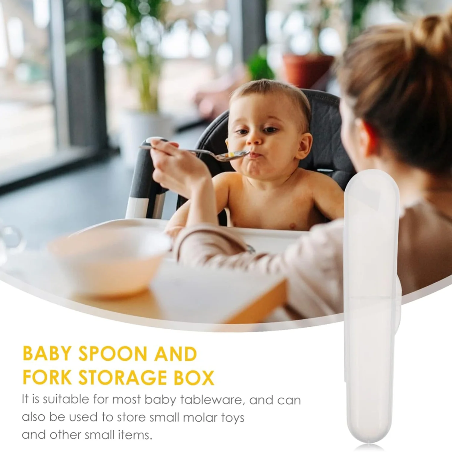 Food Grade Plastic Spoon Storage Box (1 Pc) - Image 3
