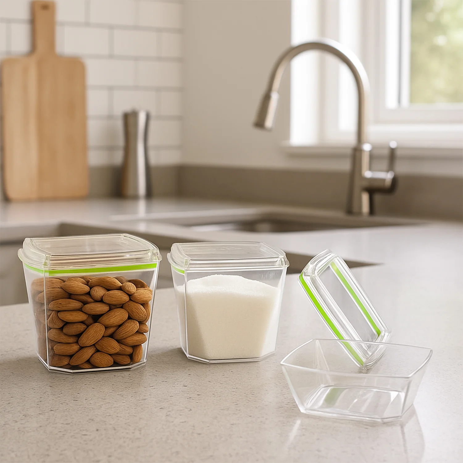 Food Storage Container Set with Leak-Proof Lid (500 ML / 2 Pc) - Image 3