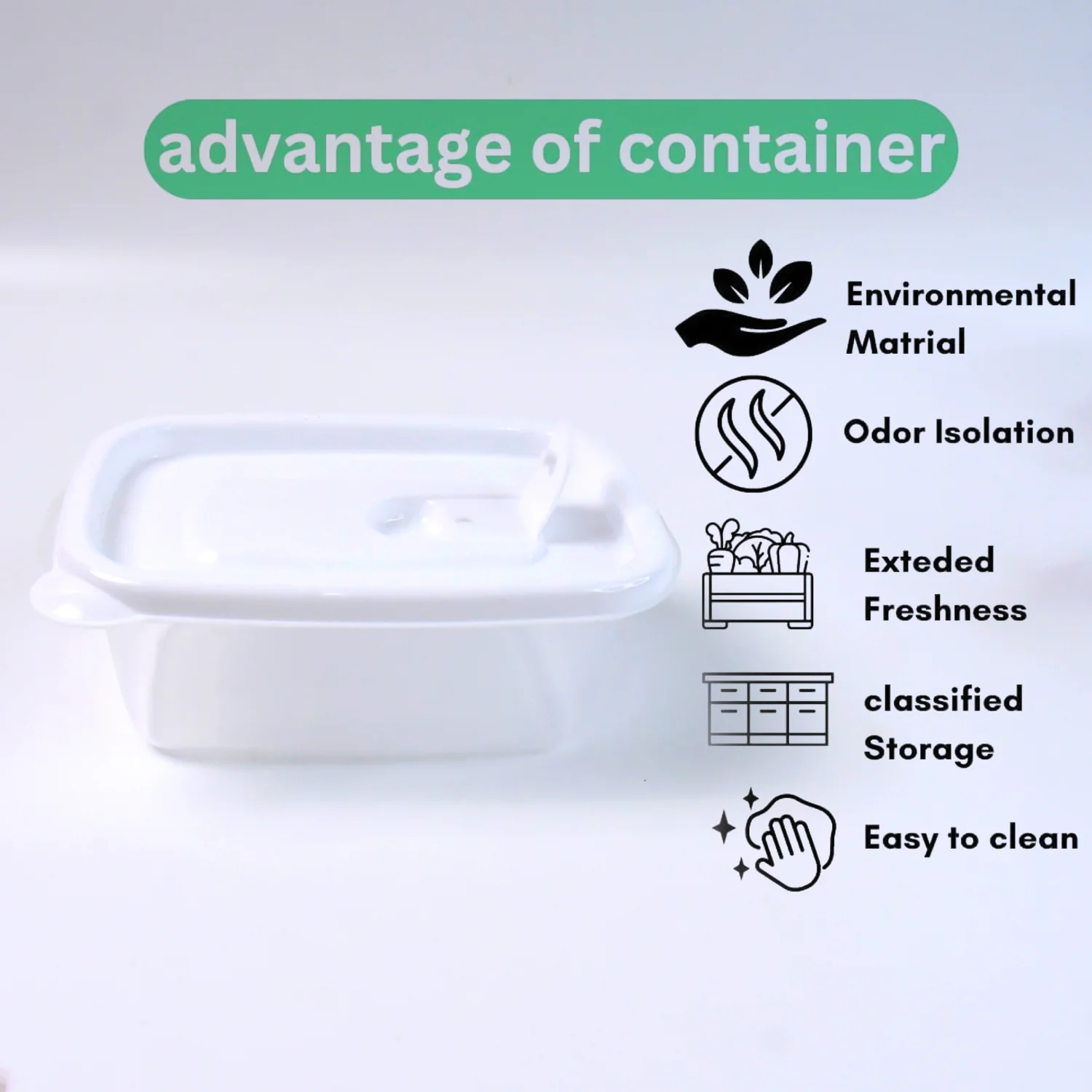 Food Storage Containers-Microwave (4 Pc/400ml) - Image 7