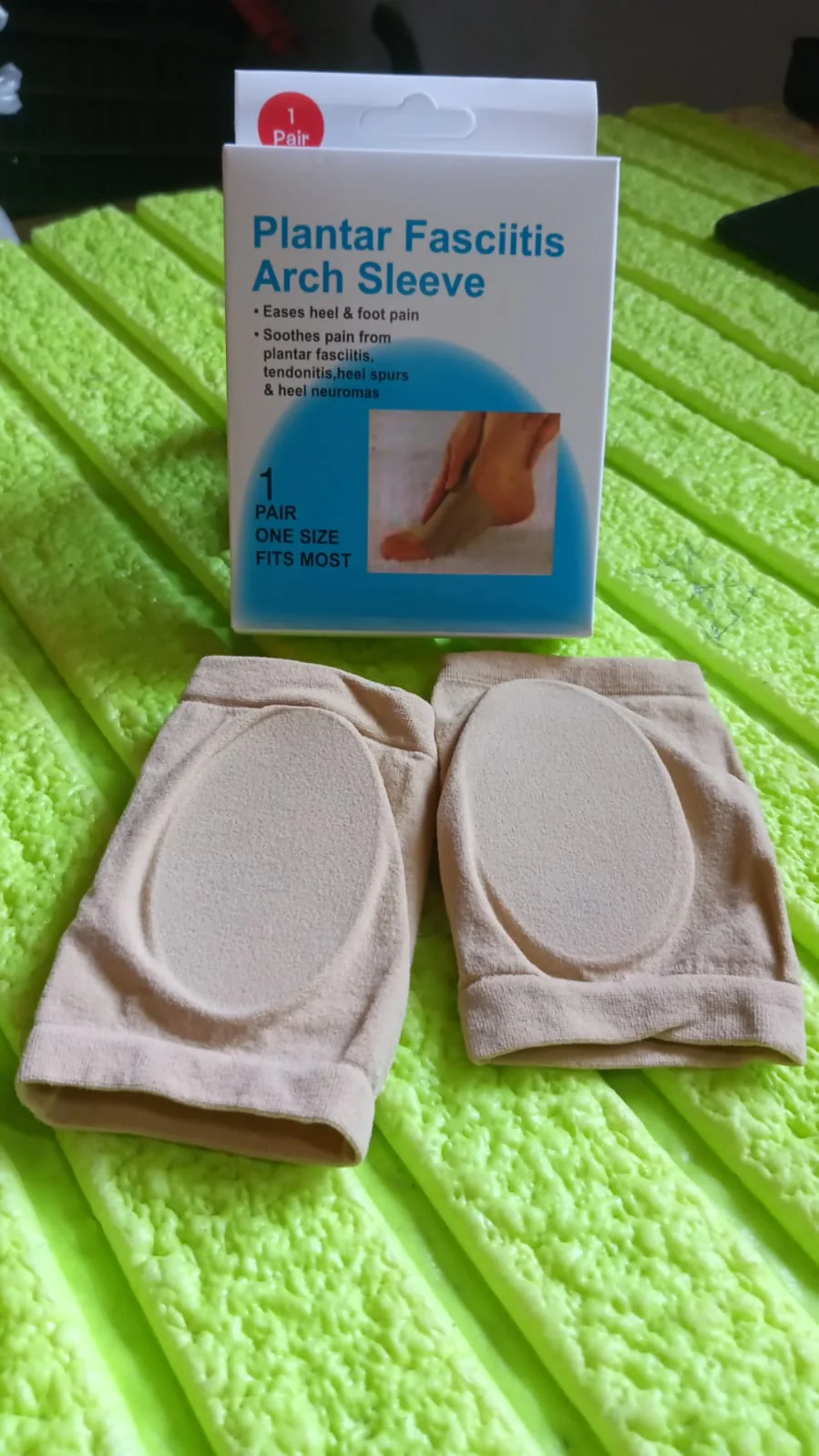 Foot Arch Support for Men & Women | Medial Arch Support for Flat Feet Correction Sleeve with Cushion | Plantar Fasciitis Leg Foot Pain Relief Product | Foot Care for Orthopedic Shoes Slippers, (1 Pair) - Image 10