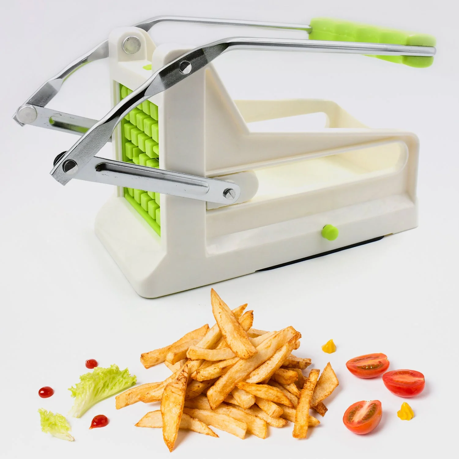 French Fry Cutter Stainless Steel Vegetable & Potato Slicer (1 Pc) - Image 3