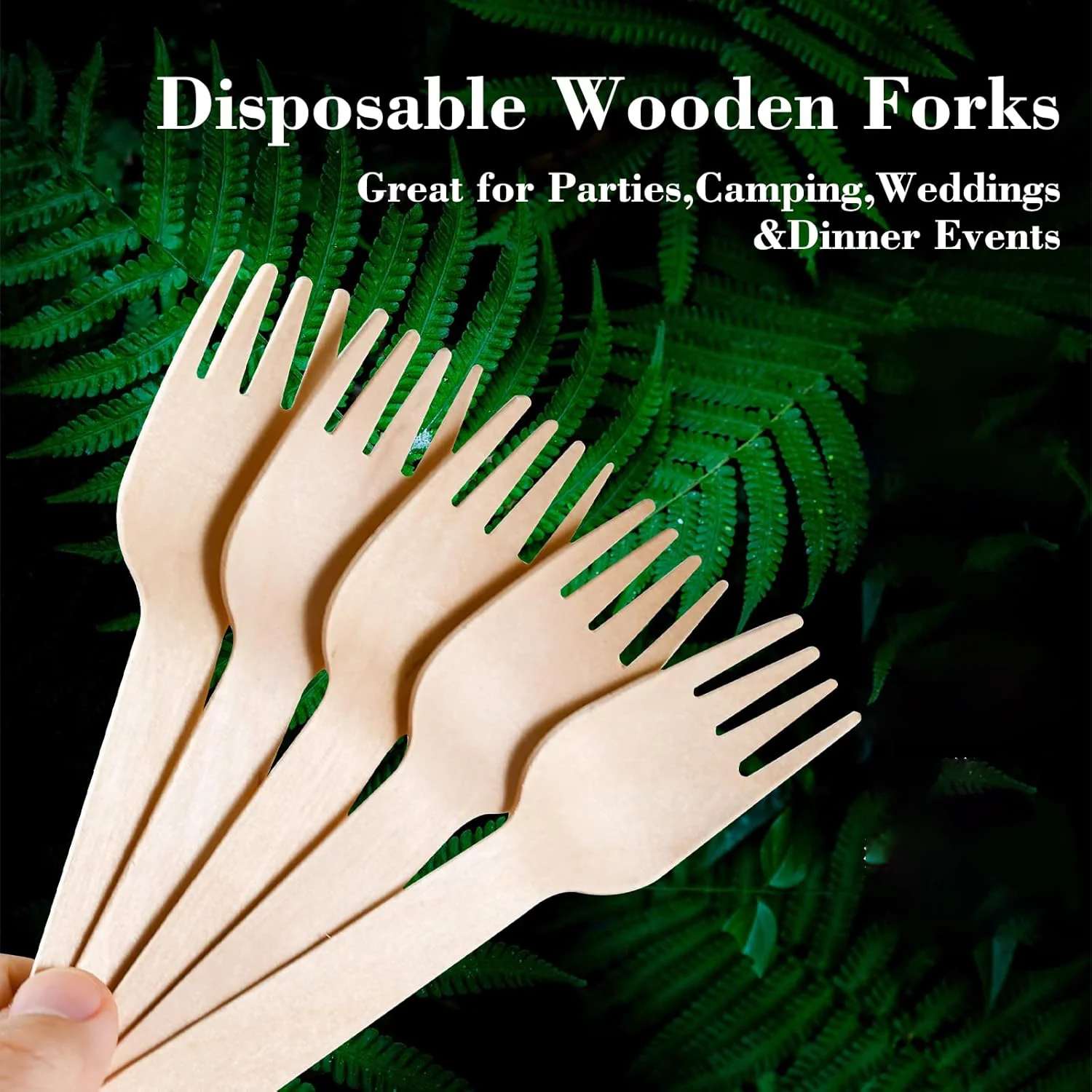 Freshee 160mm Wooden Fork – 30 Pcs Pack - Image 10