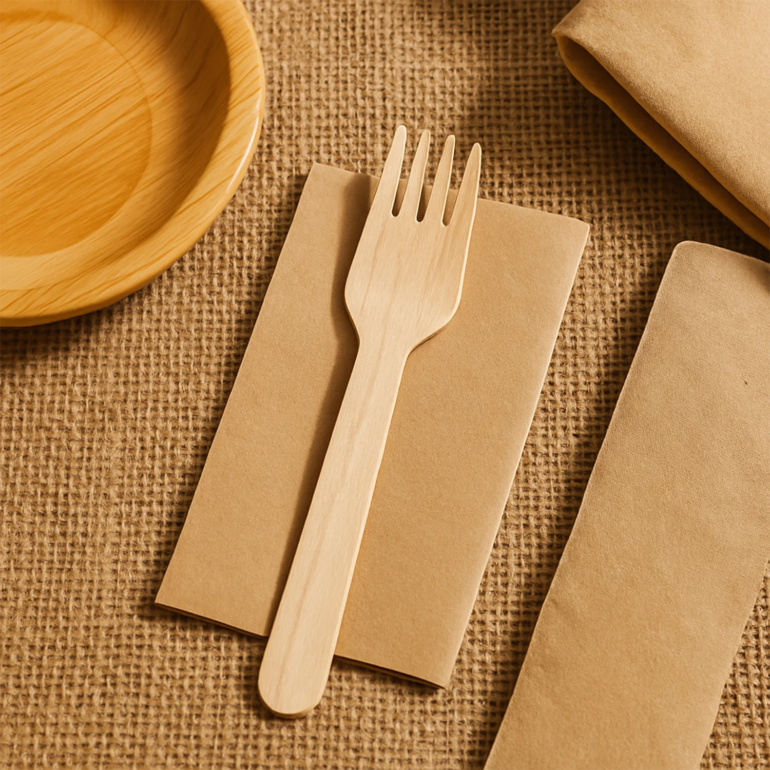 Freshee 160mm Wooden Fork – 30 Pcs Pack - Image 9
