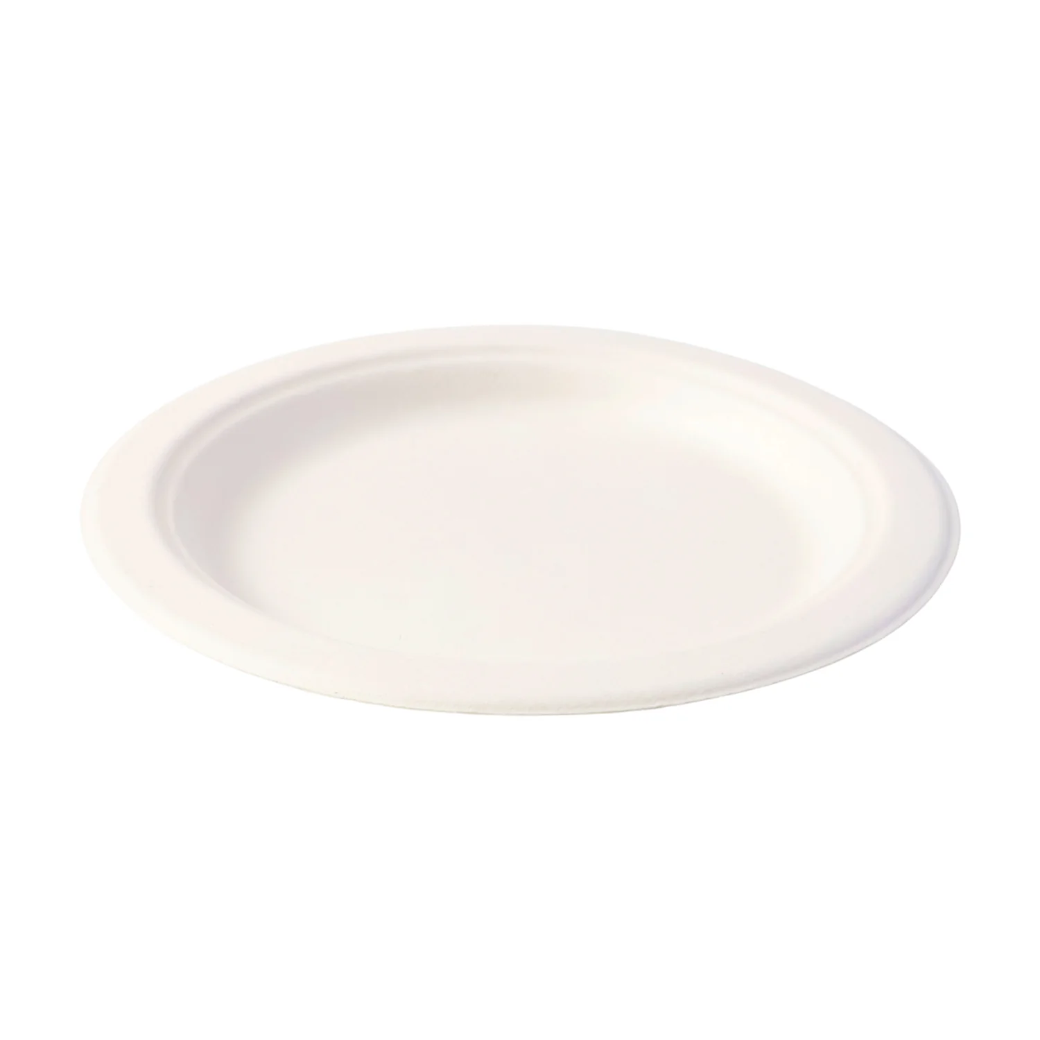 Freshee 6 Inch Round Compostable Bagasse Plate (10 Pcs Pack) - Image 5