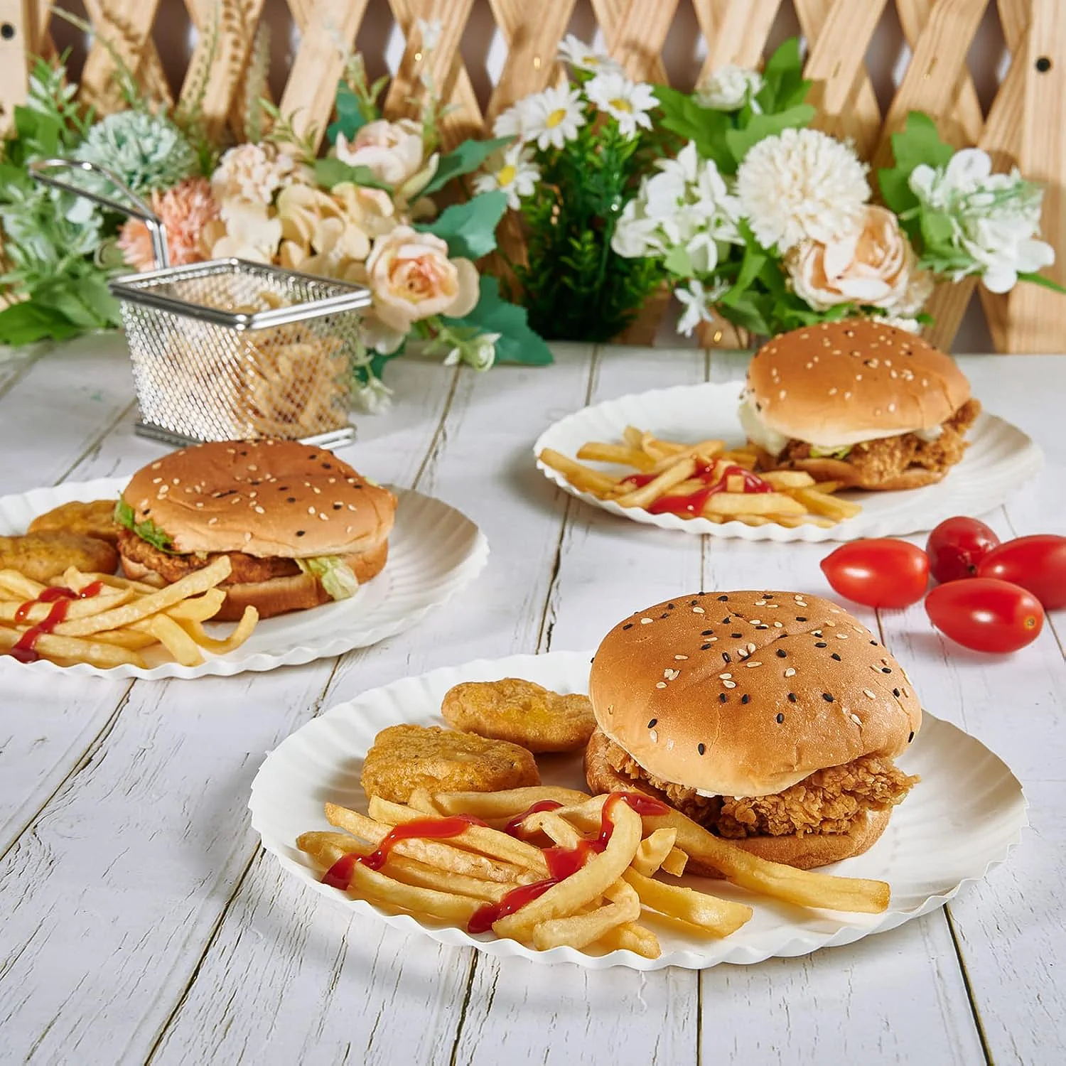 Freshee 9 Inch Round Compostable Paper Plate – 25 Pcs Pack - Image 8