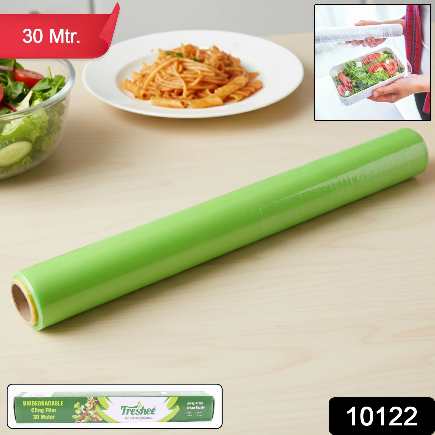 Freshee Biodegradable Cling Film Roll —Length 30 Metre, Width 300mm - Image 2