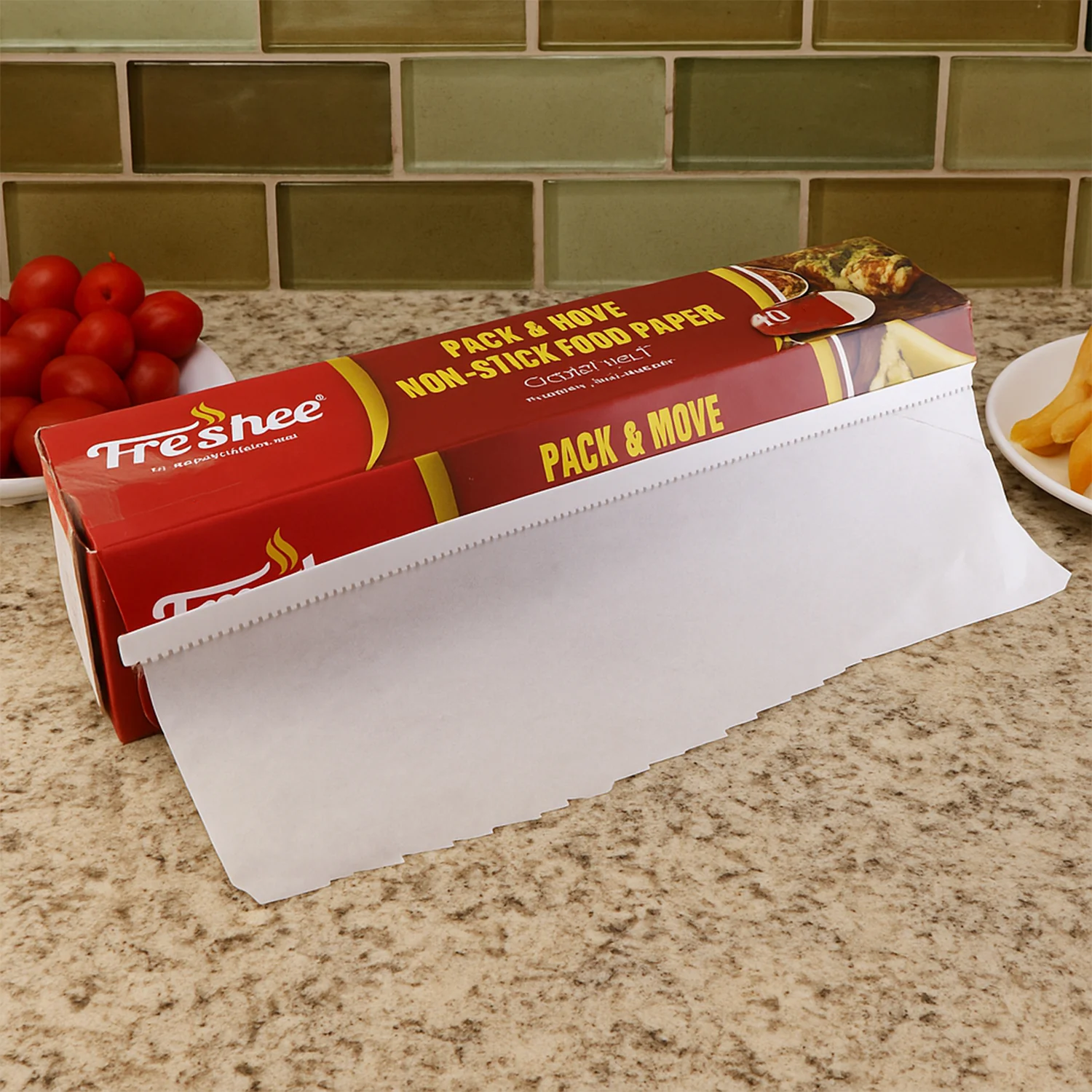 Freshee Pack & Move Non-Stick Food Paper 40 Meter + 5 Meter Free (Total 45 Meter) - Image 3
