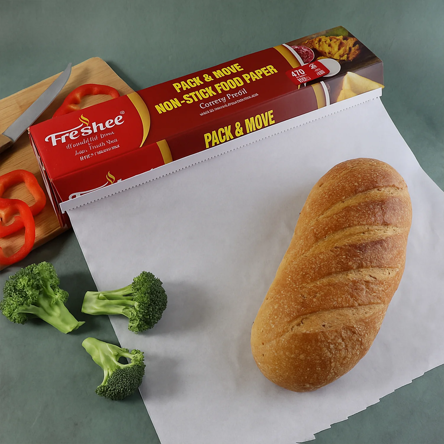 Freshee Pack & Move Non-Stick Food Paper 40 Meter + 5 Meter Free (Total 45 Meter) - Image 4