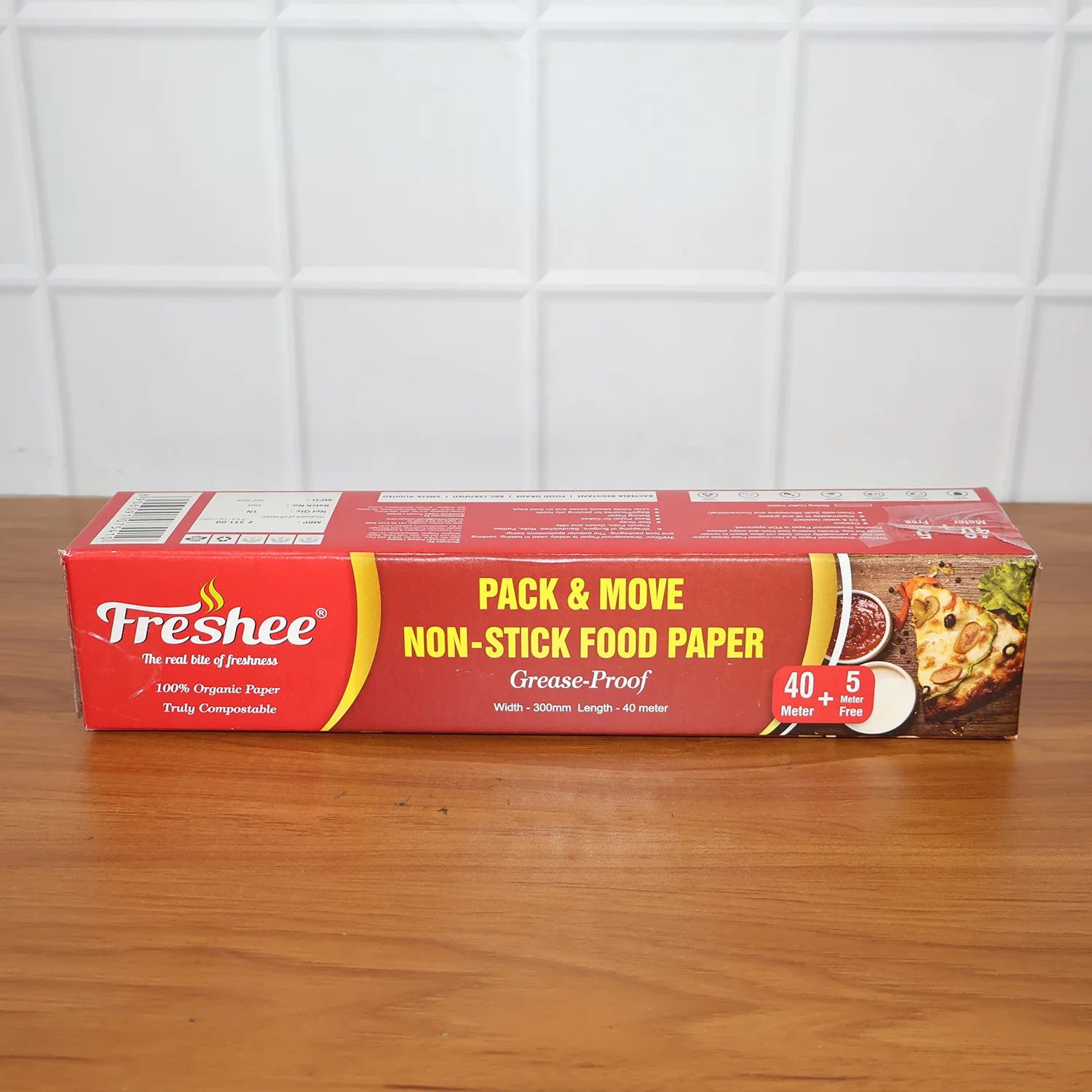 Freshee Pack & Move Non-Stick Food Paper 40 Meter + 5 Meter Free (Total 45 Meter) - Image 9