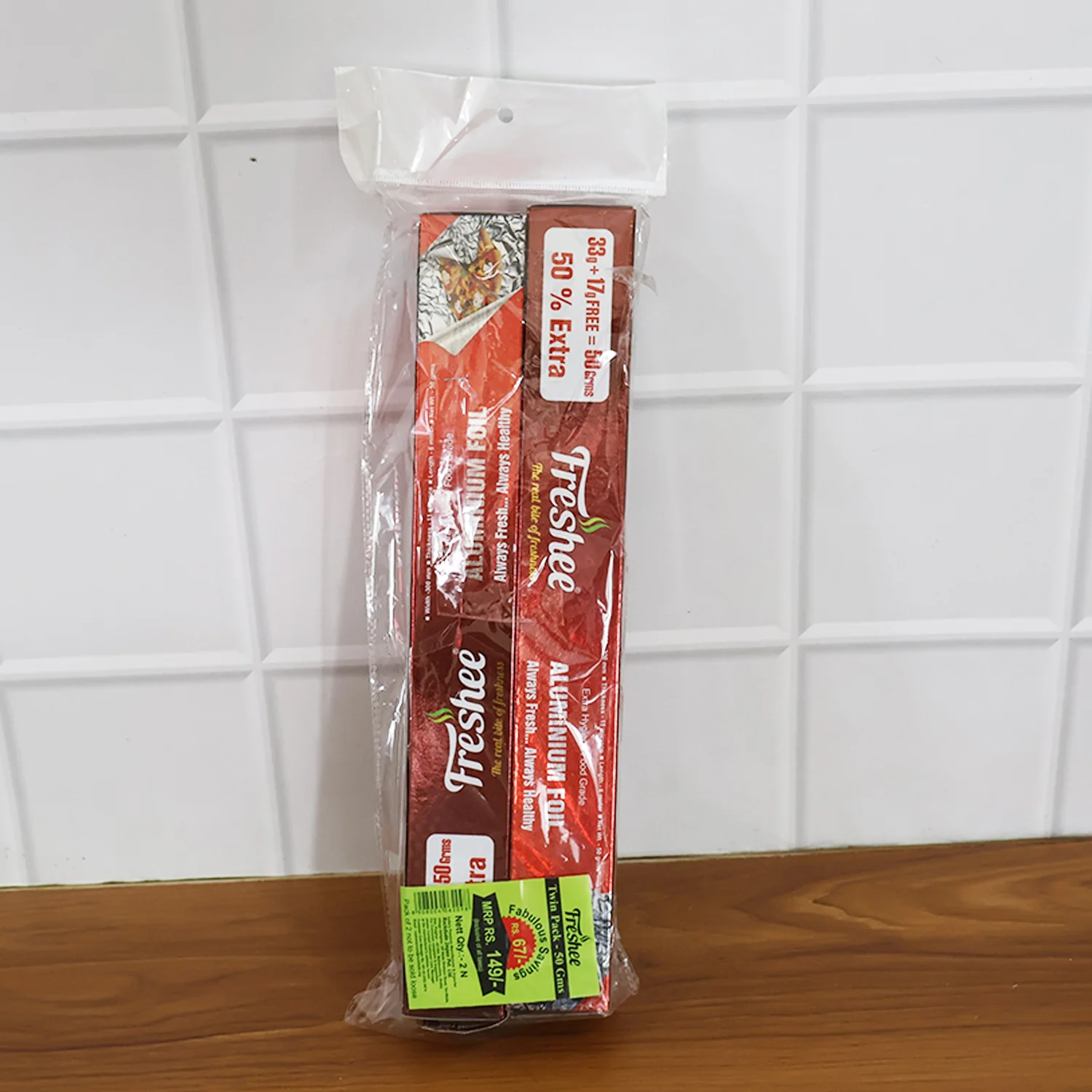 Freshee Premium Aluminium Foil — Twin Pack 2 Pc (Net 50 g each) - Image 9