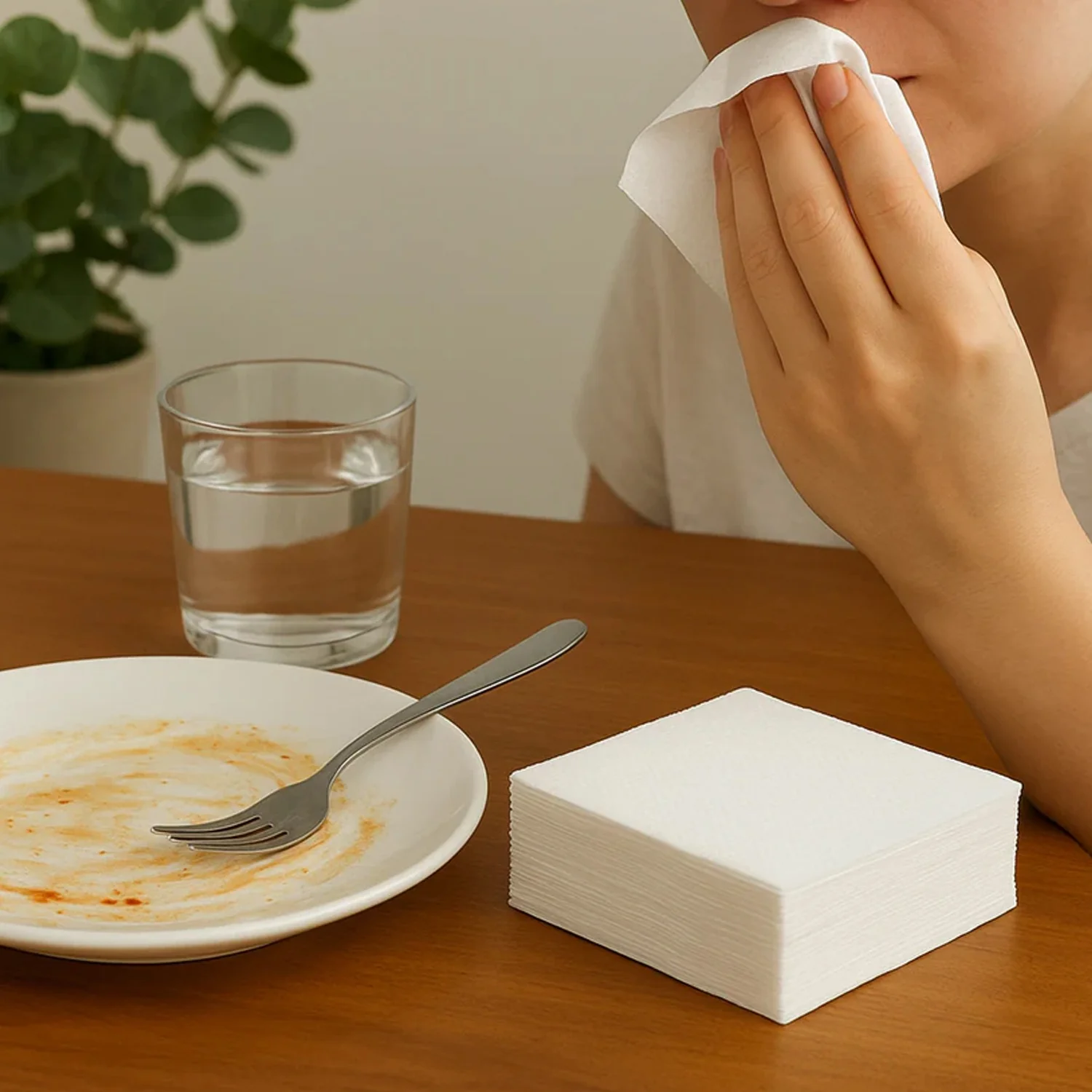 Freshee Premium Dinner Napkins — 50 Pc Pack (40 × 40 cm) - Image 6