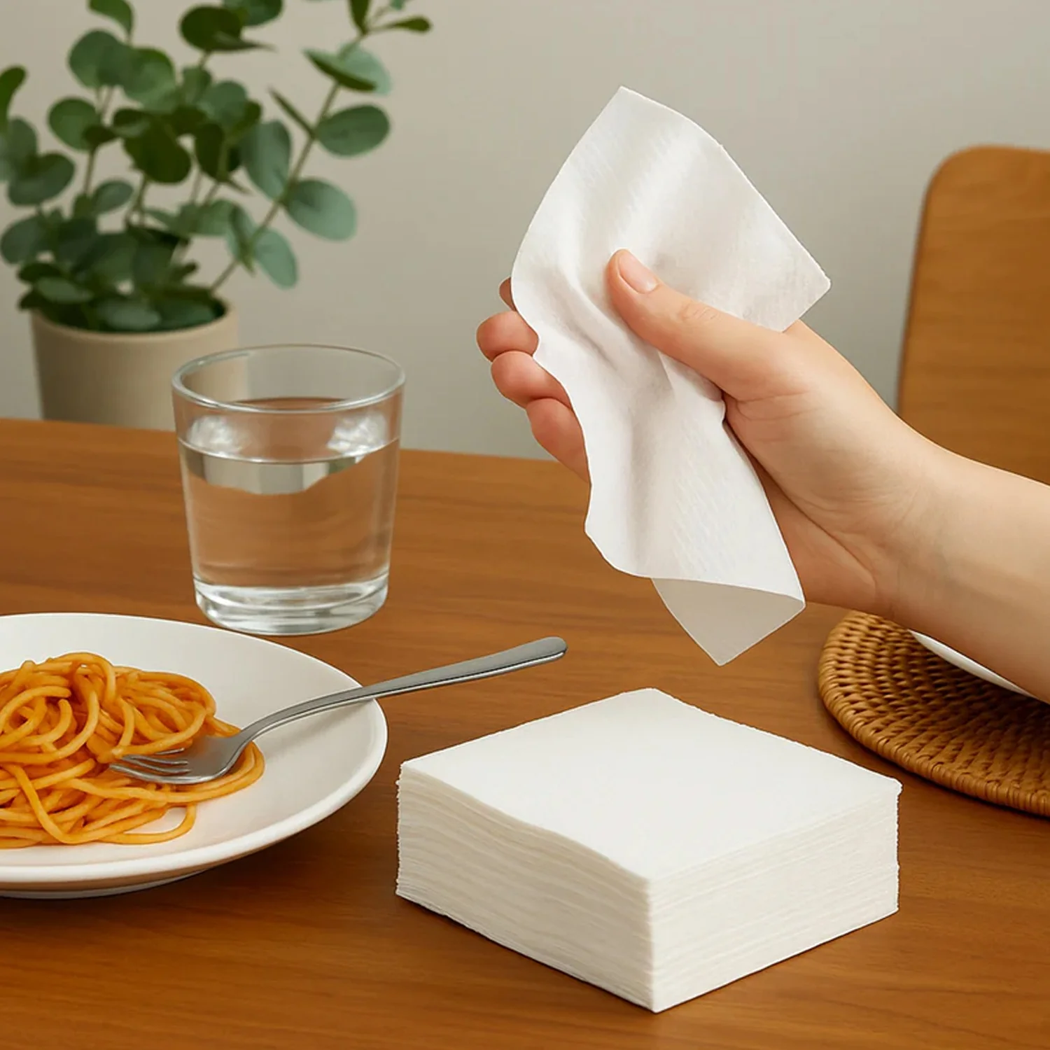 Freshee Premium Dinner Napkins — 50 Pc Pack (40 × 40 cm) - Image 7