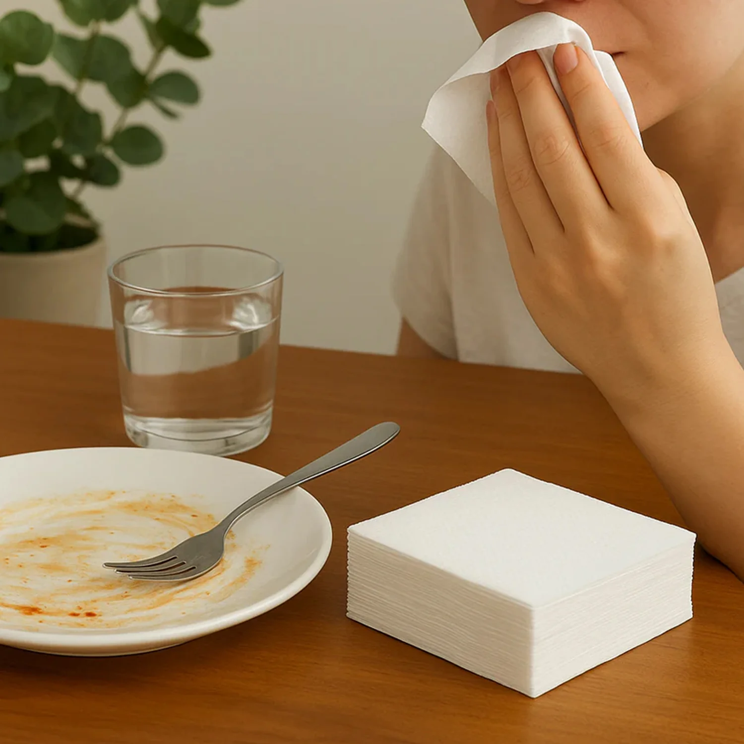 Freshee Premium Ultra-Soft Disposable Paper Napkins — 50 Pc (23 x 25 cm) - Image 7