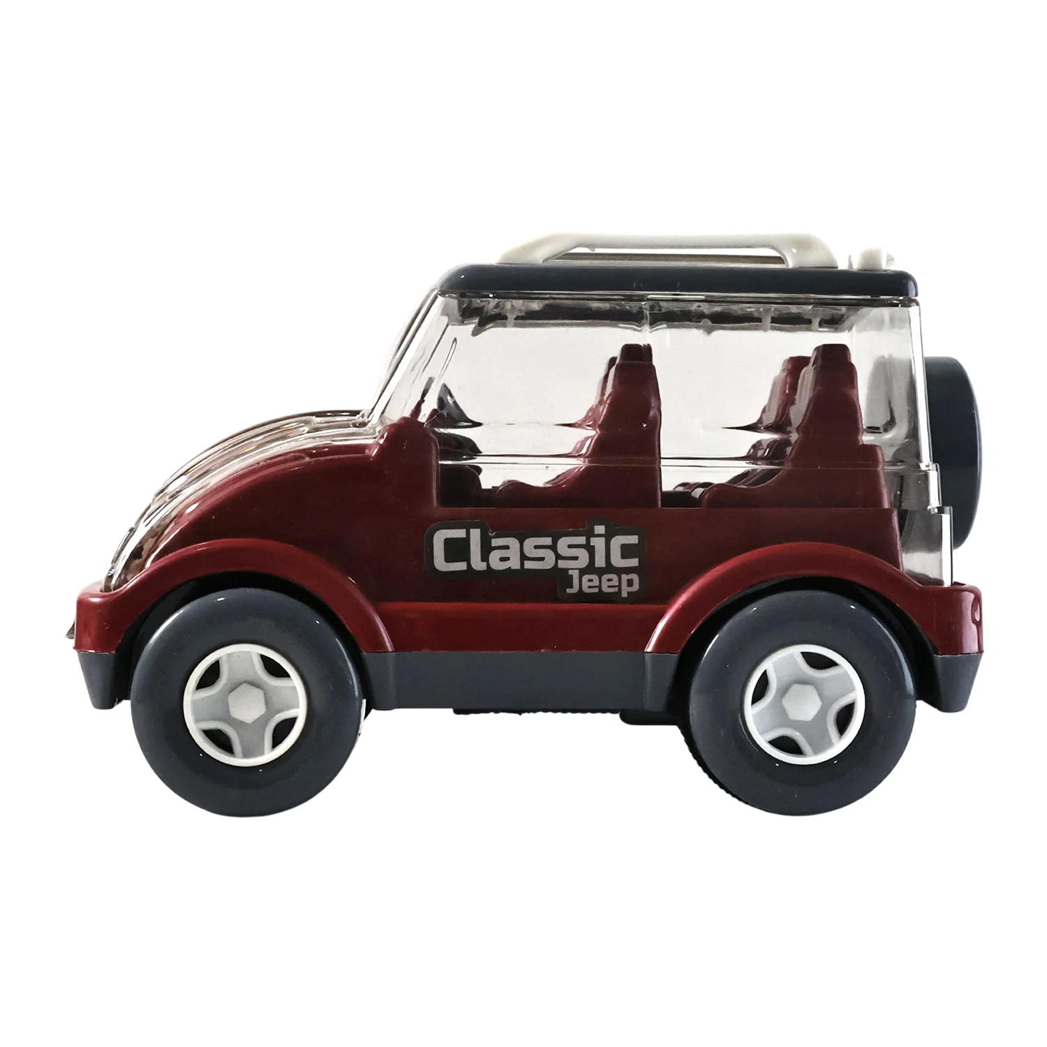 Friction-Powered Classic Jeep Toy Car for Kids (1 Pc) - Image 5