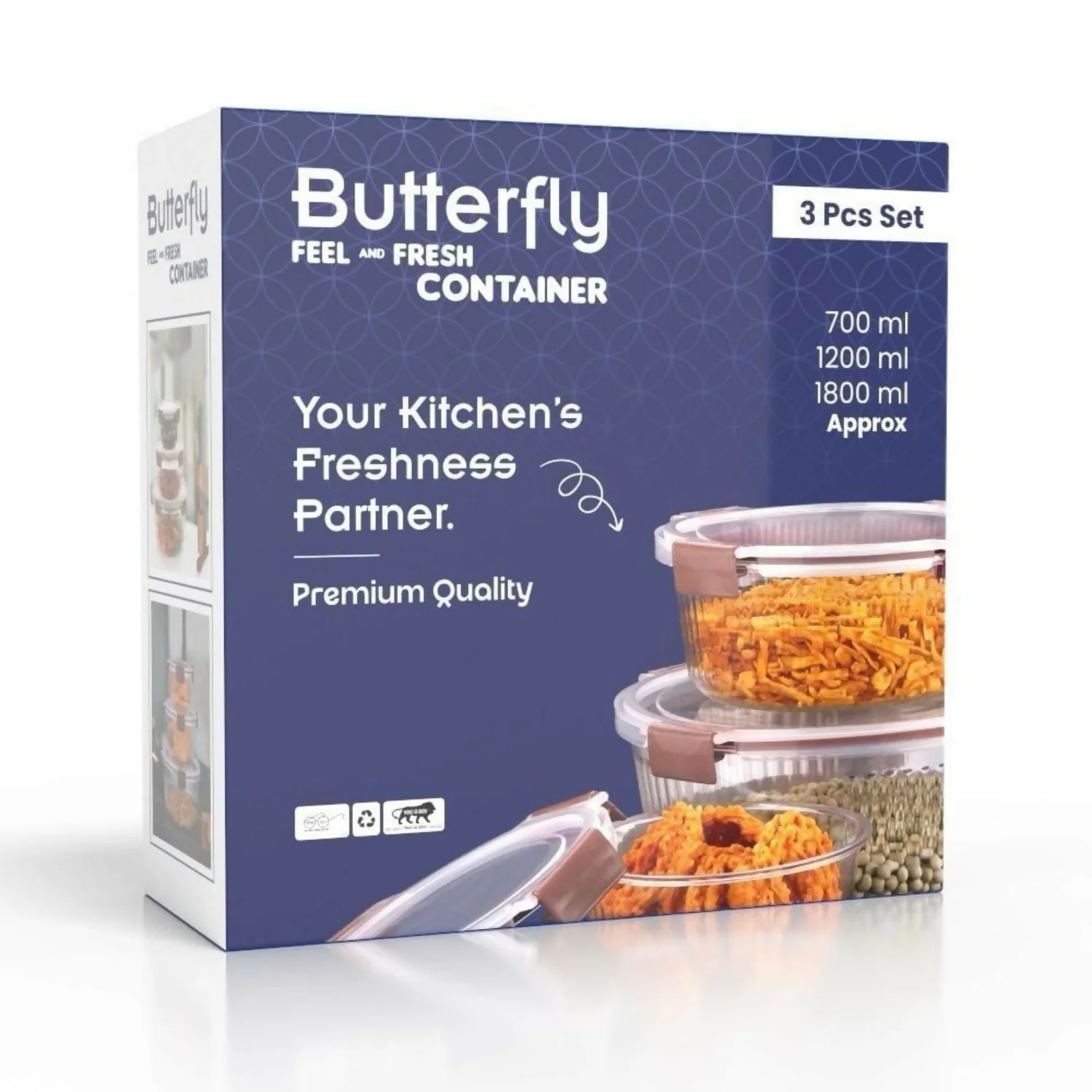 Fridge Storage Container pack of 3 - Image 5