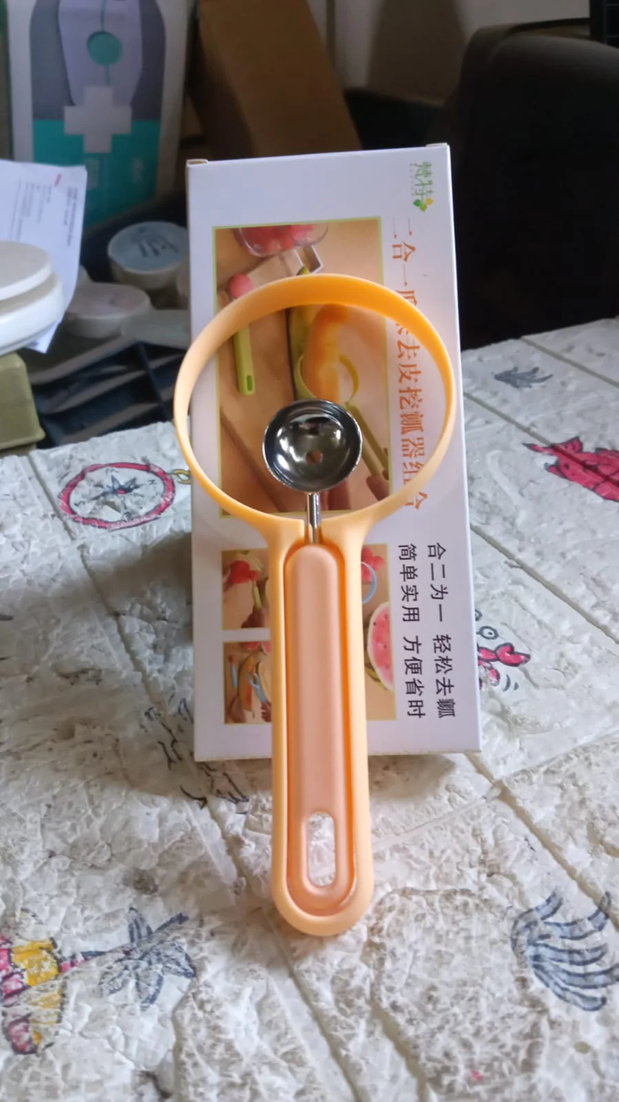 2-in-1 Fruit Peeler & Baller for Avocado & Watermelon (1 Pc, Kitchen) - Image 7