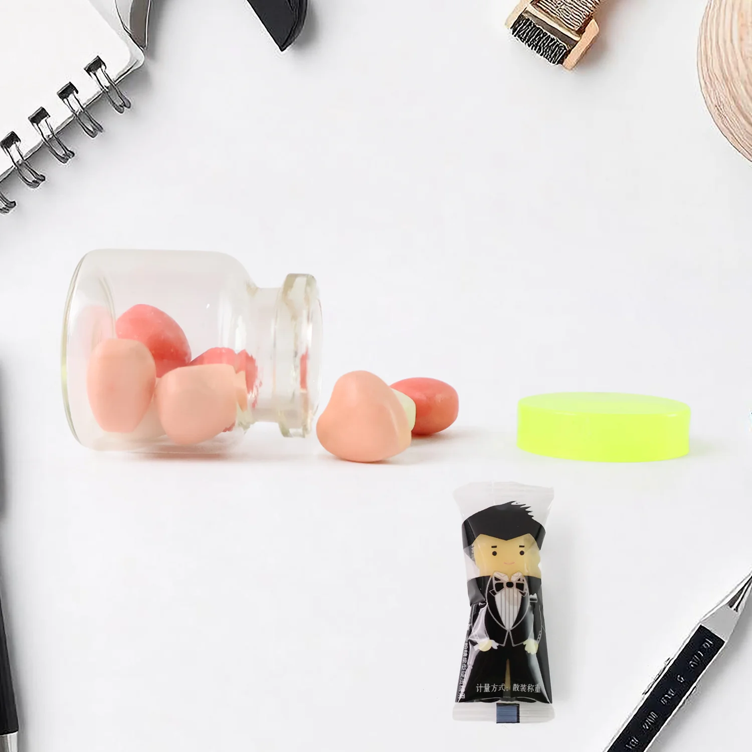 Fun Candy Design Pencil Set with Accessories (1 Set / Mix Design) - Image 7