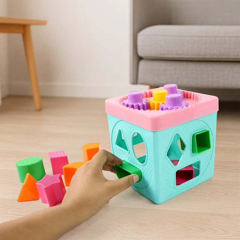 Funskool Giggles Shape Sorter Gear Box – Educational Activity Toy for Toddlers - Image 4