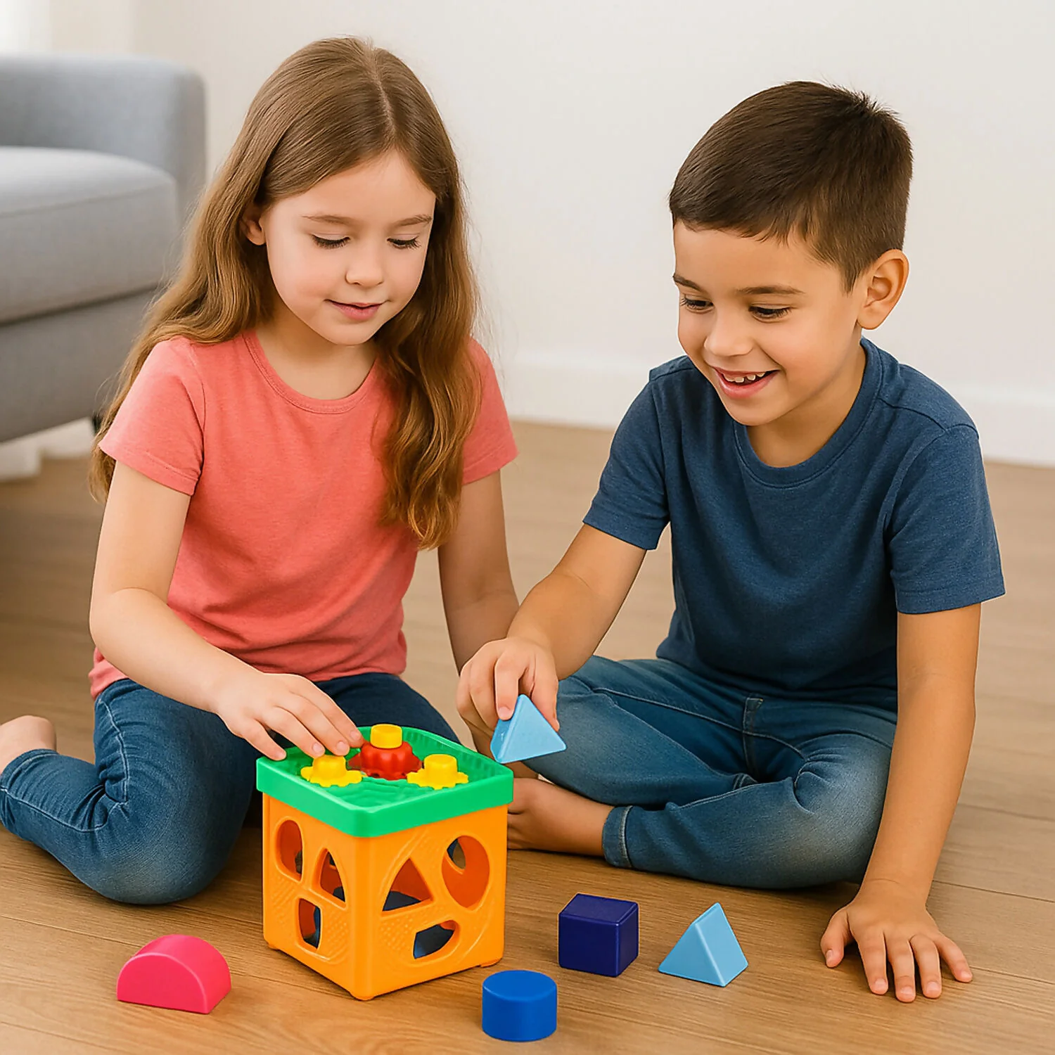 Funskool Giggles Shape Sorter Gear Box – Spin, Match & Learn Activity Toy Toddlers - Image 3