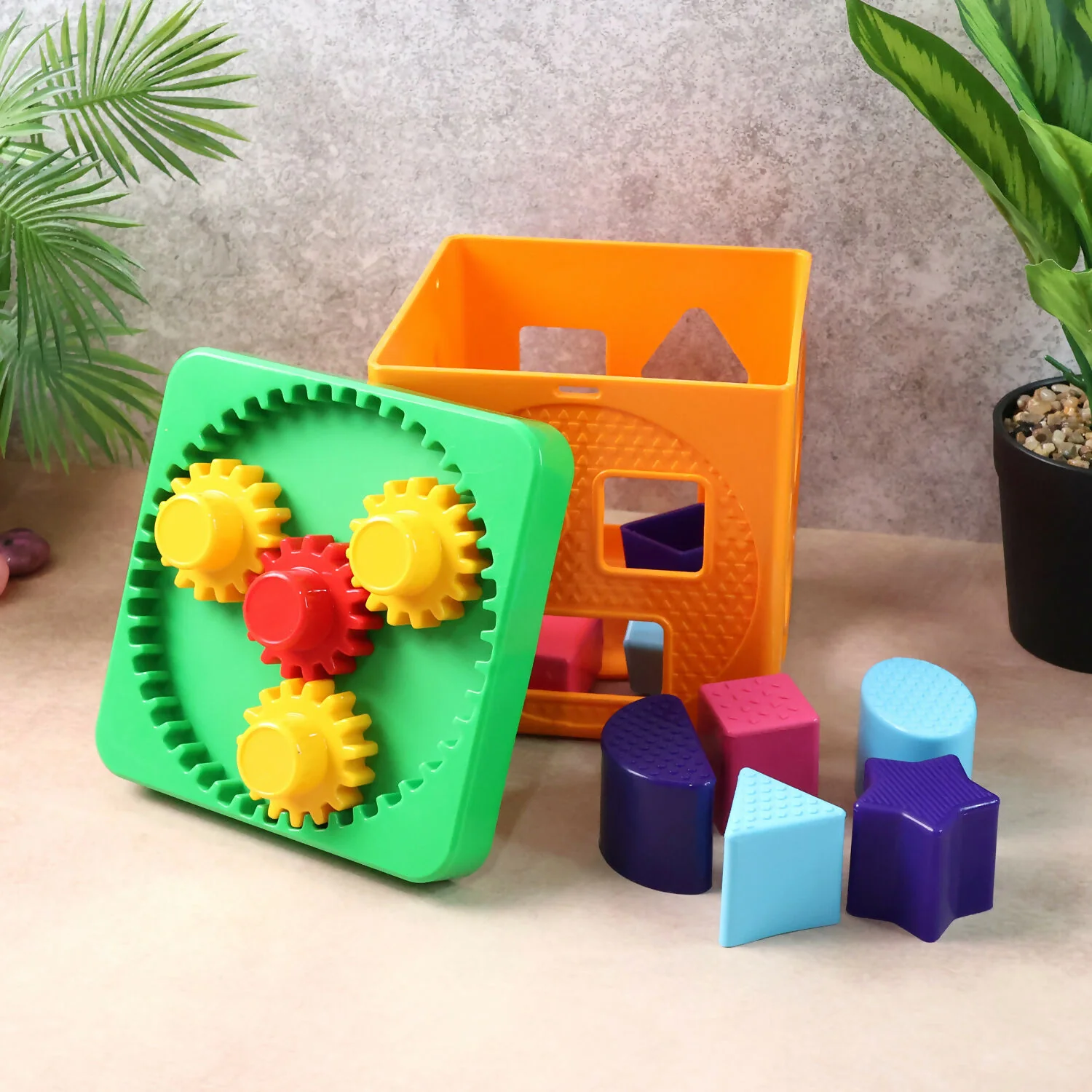 Funskool Giggles Shape Sorter Gear Box – Spin, Match & Learn Activity Toy Toddlers - Image 4