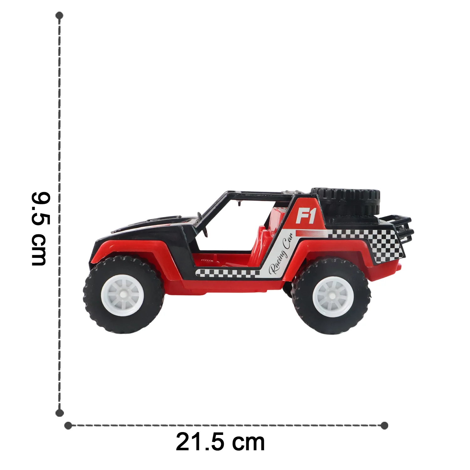 Funwoods Free-Wheel Racing Jeep Toy Car - (1 Pc) - Image 8