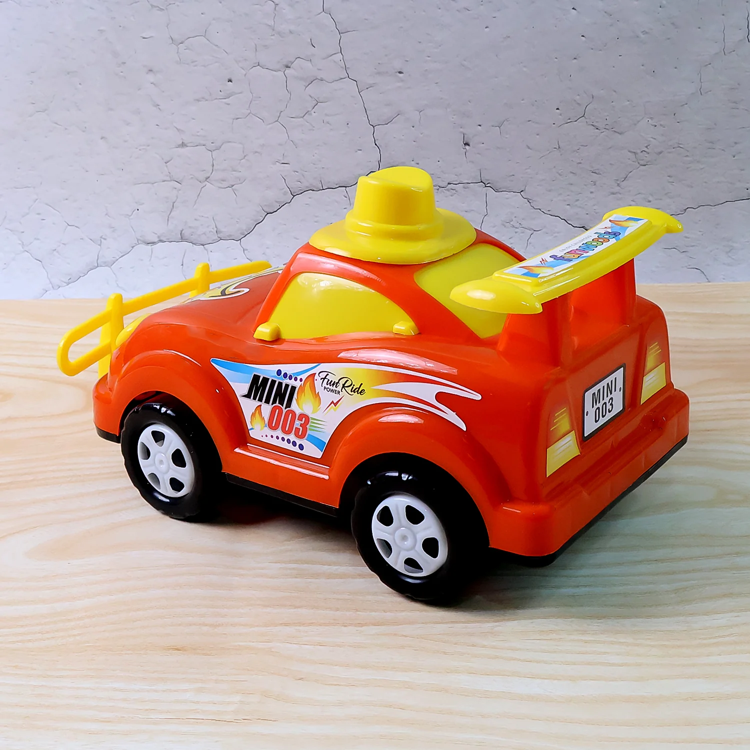 Funwoods Friction-Powered Cartoon Racing Car Toy - (1 Pc) - Image 4