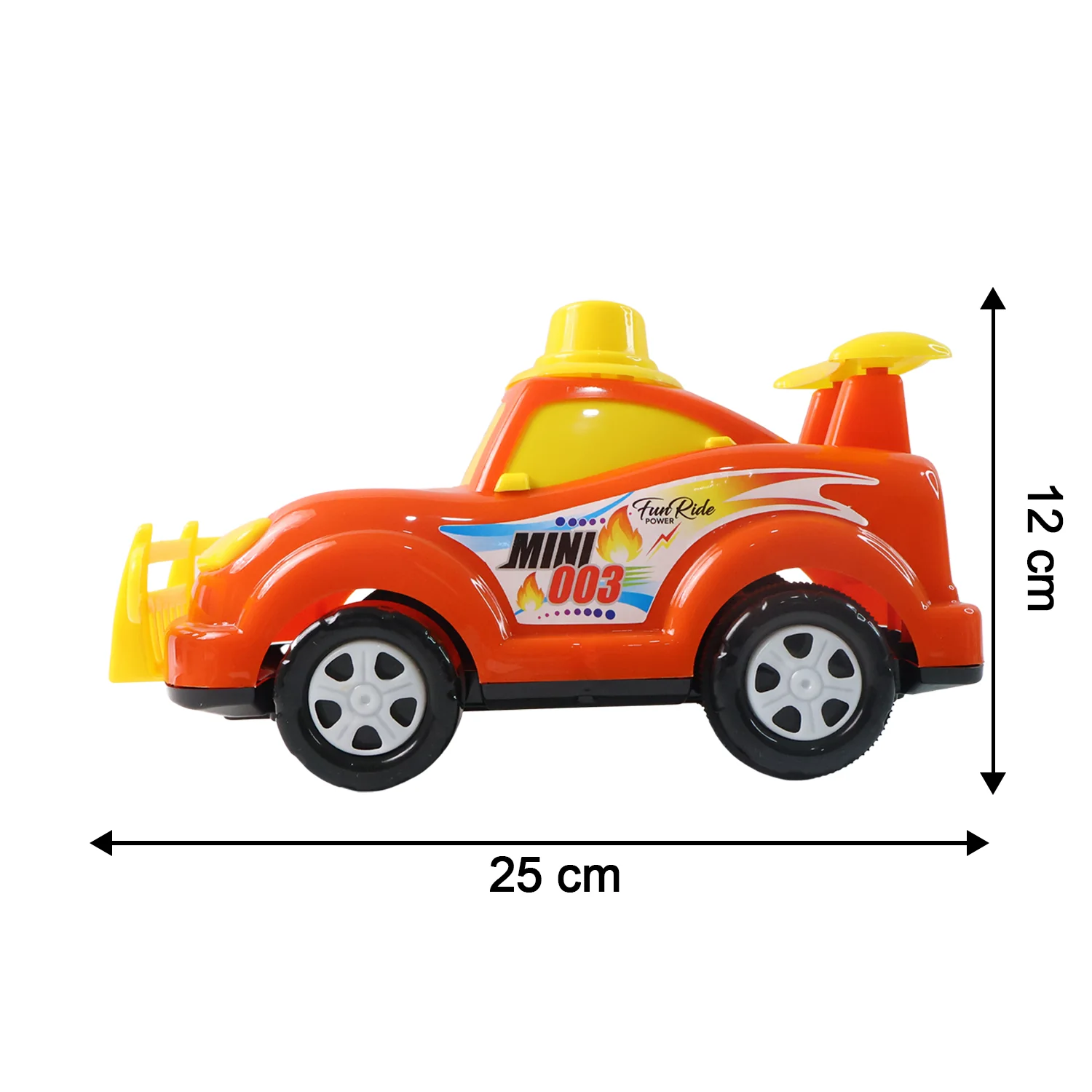 Funwoods Friction-Powered Cartoon Racing Car Toy - (1 Pc) - Image 7