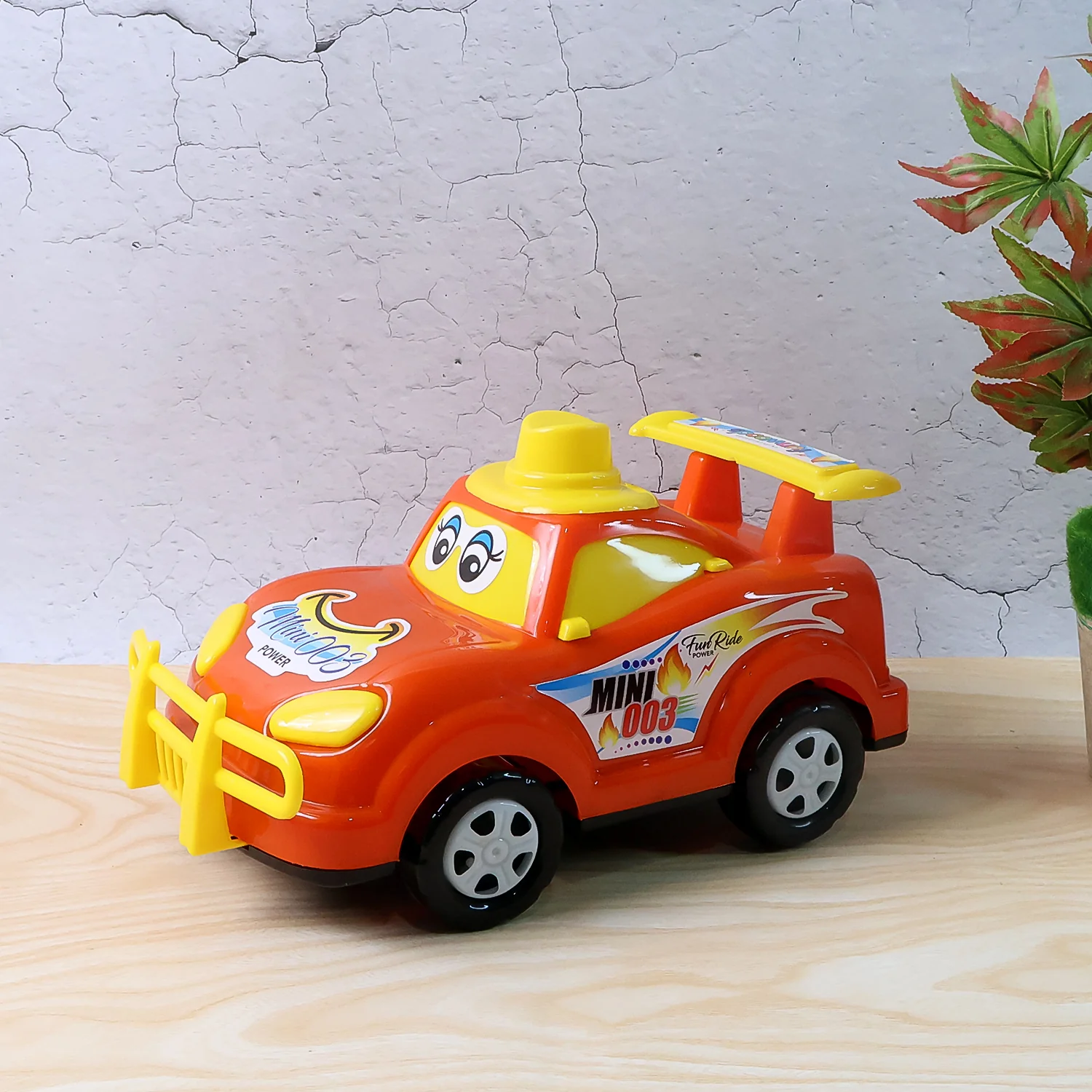 Funwoods Friction-Powered Cartoon Racing Car Toy - (1 Pc) - Image 9