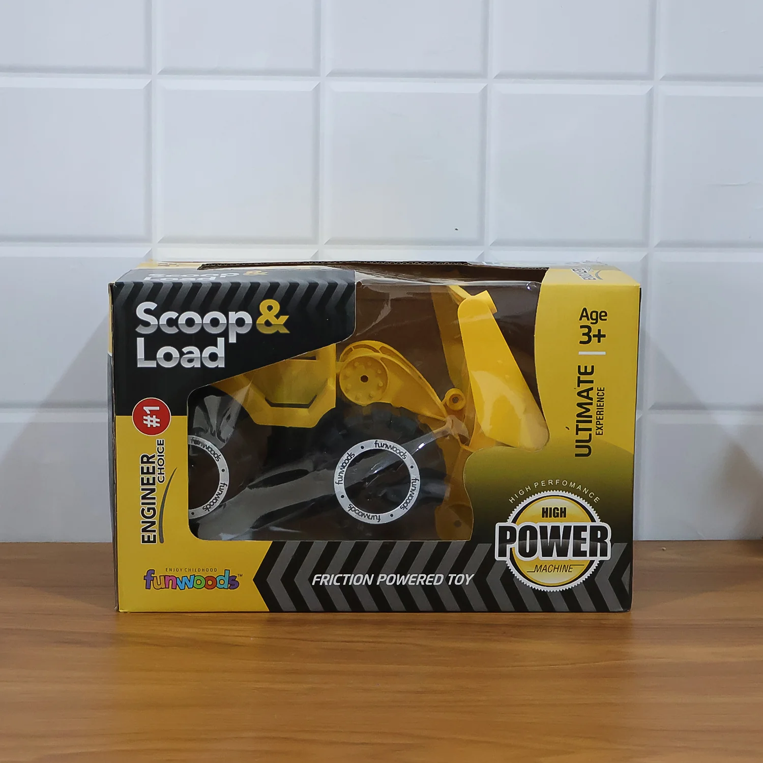 Funwoods Friction-Powered Front Loader / Bulldozer Toy - (1 Pc) - Image 12