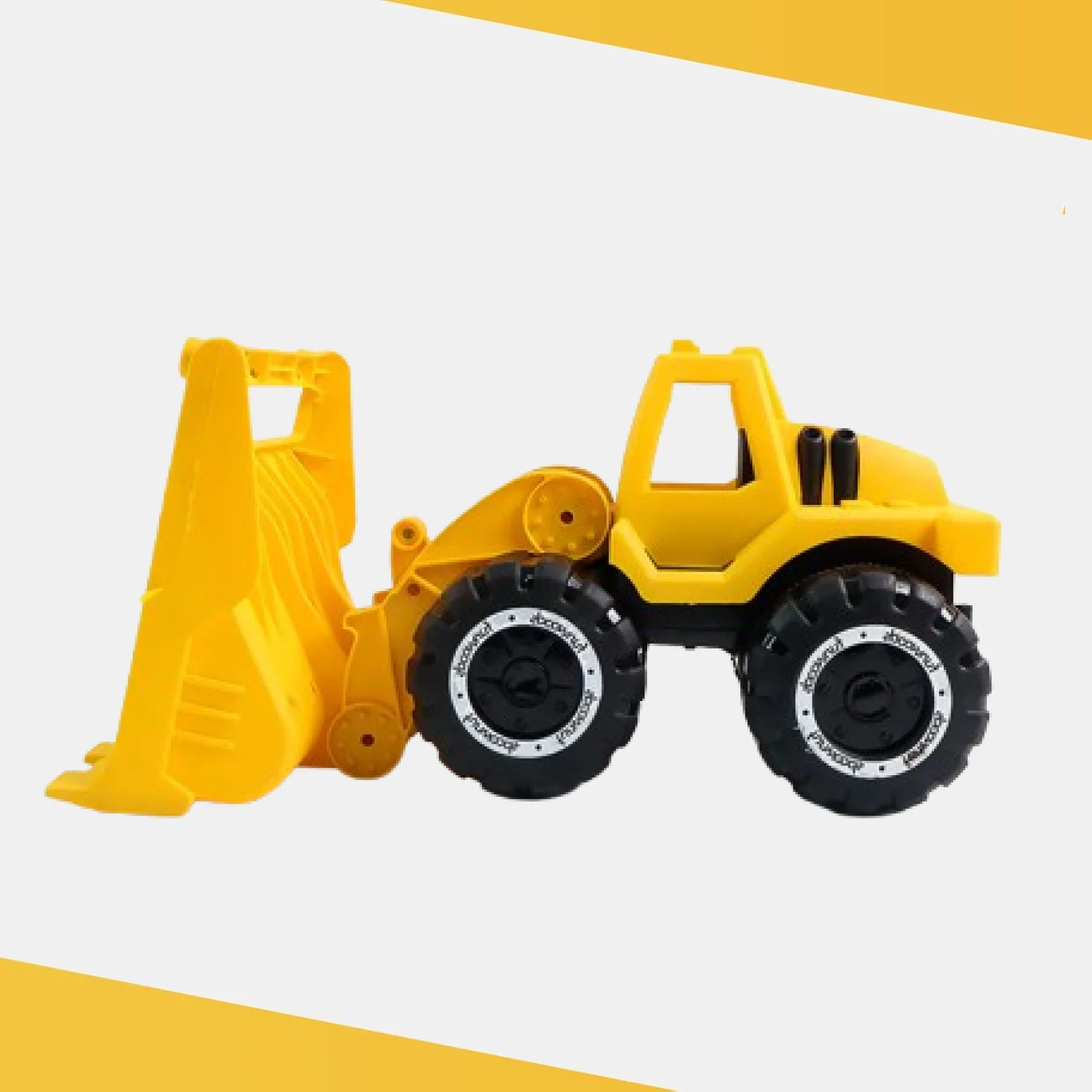 Funwoods Friction-Powered Front Loader / Bulldozer Toy - (1 Pc) - Image 7