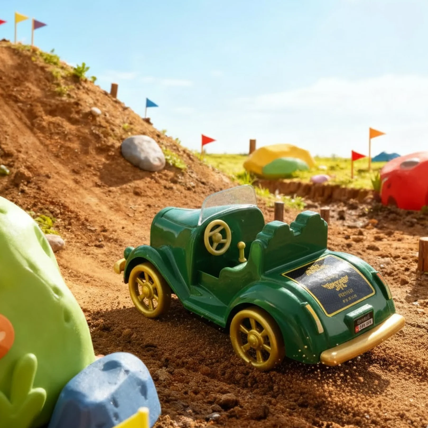 Funwoods Friction-Powered Vintage Car Toy - (1 Pc) - Image 5