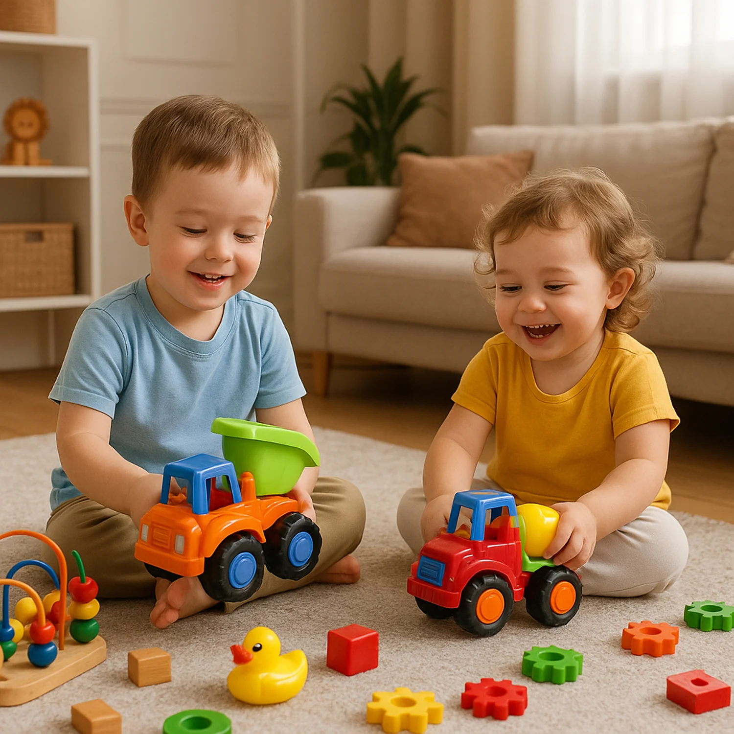 Funwoods Itsy Bitsy Construction Vehicle Toy Set for Kids - (8 Pc) - Image 4