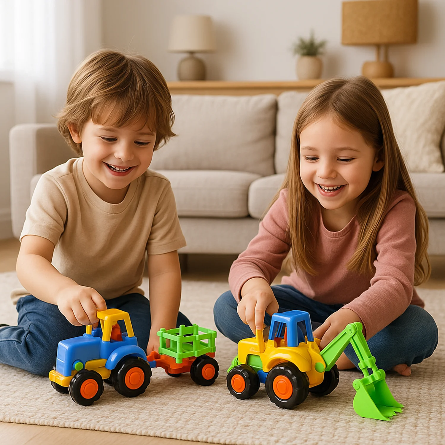 Funwoods Itsy Bitsy Construction Vehicle Toy Set for Kids - (8 Pc) - Image 6
