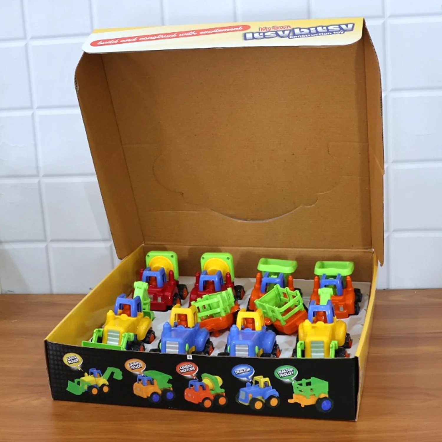 Funwoods Itsy Bitsy Construction Vehicle Toy Set for Kids - (8 Pc) - Image 8