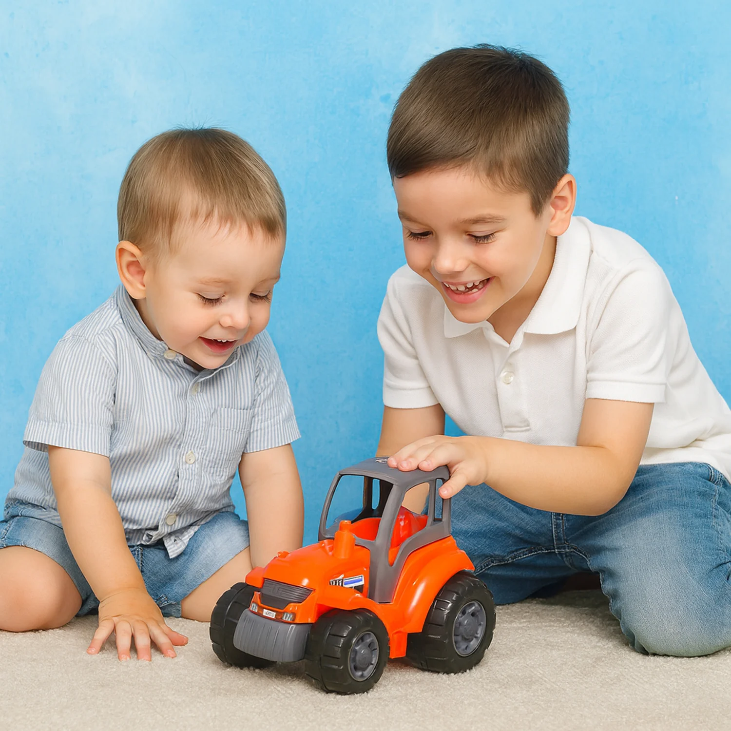 Funwoods Kids Friction Powered Tractor Toy - (1 Pc) - Image 8