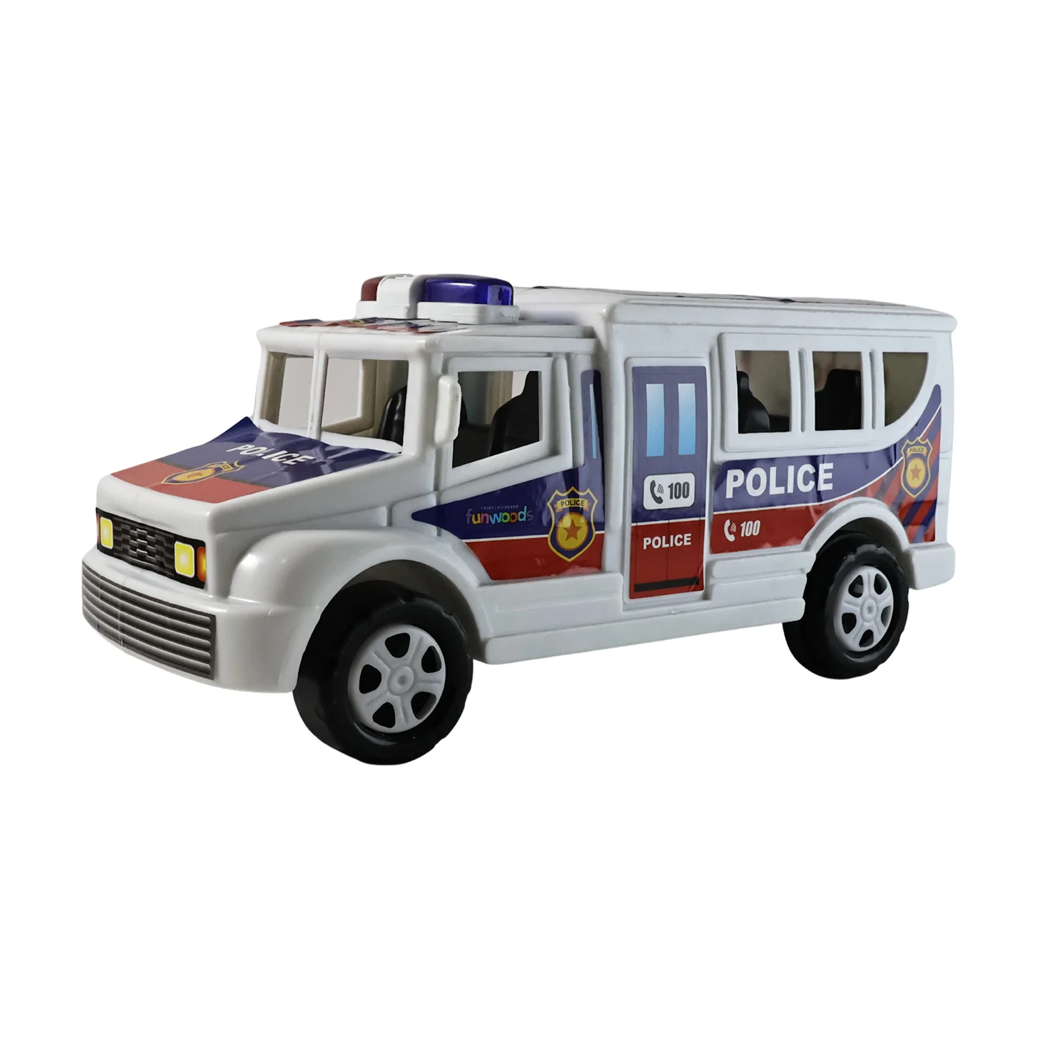 Funwoods Police Van Toy - (1 Pc) - Image 5