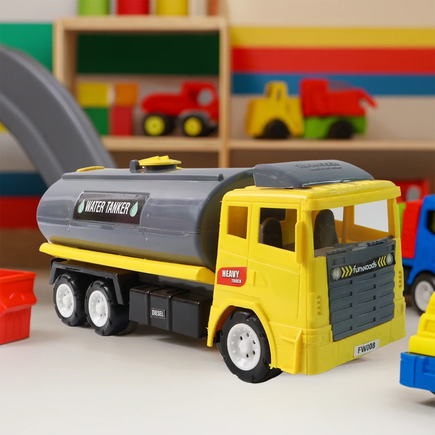 Funwoods Water Tanker Toy Truck - (1 Pc) - Image 3