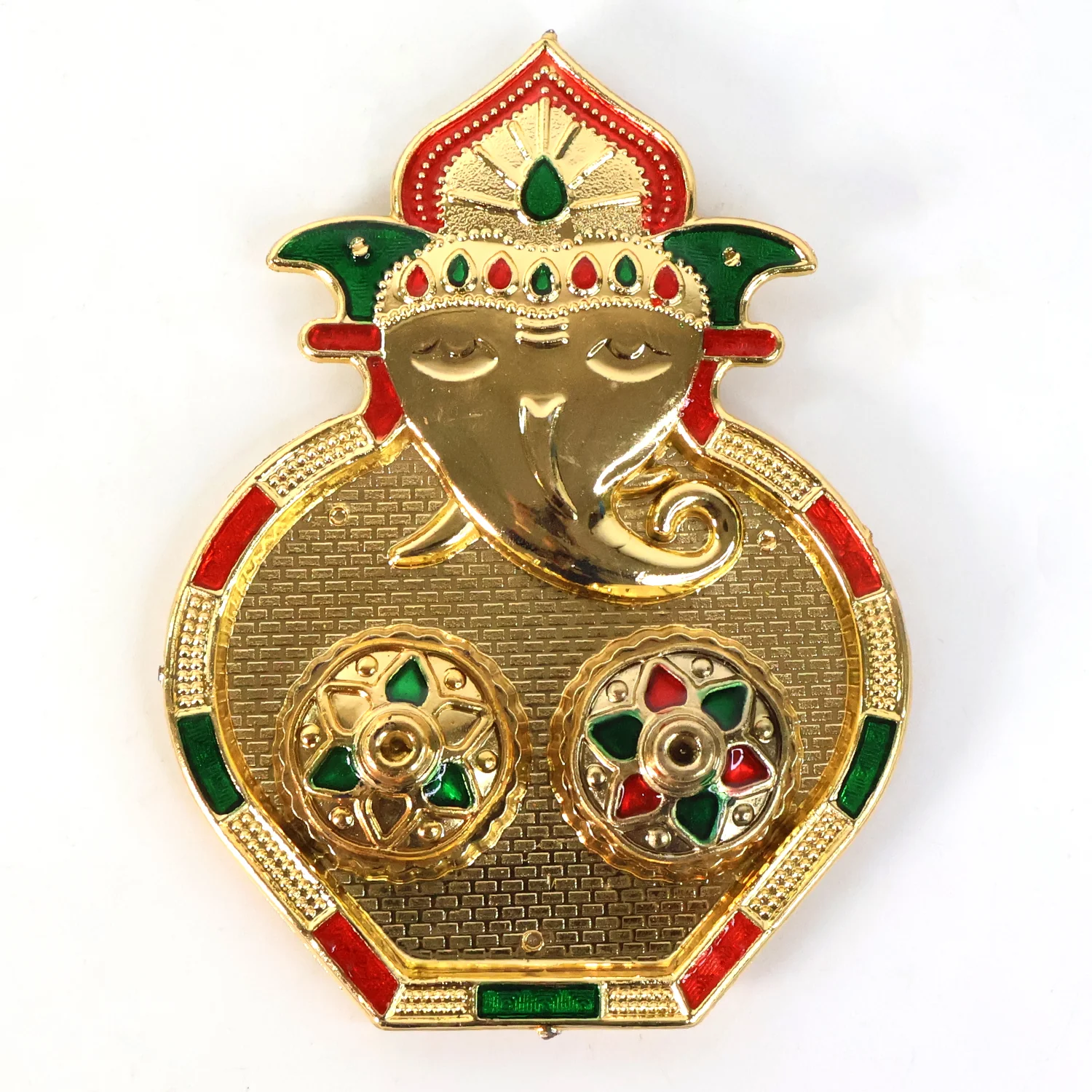 Ganesh Design Decorative Kumkum Box - (1 Pc) - Image 5
