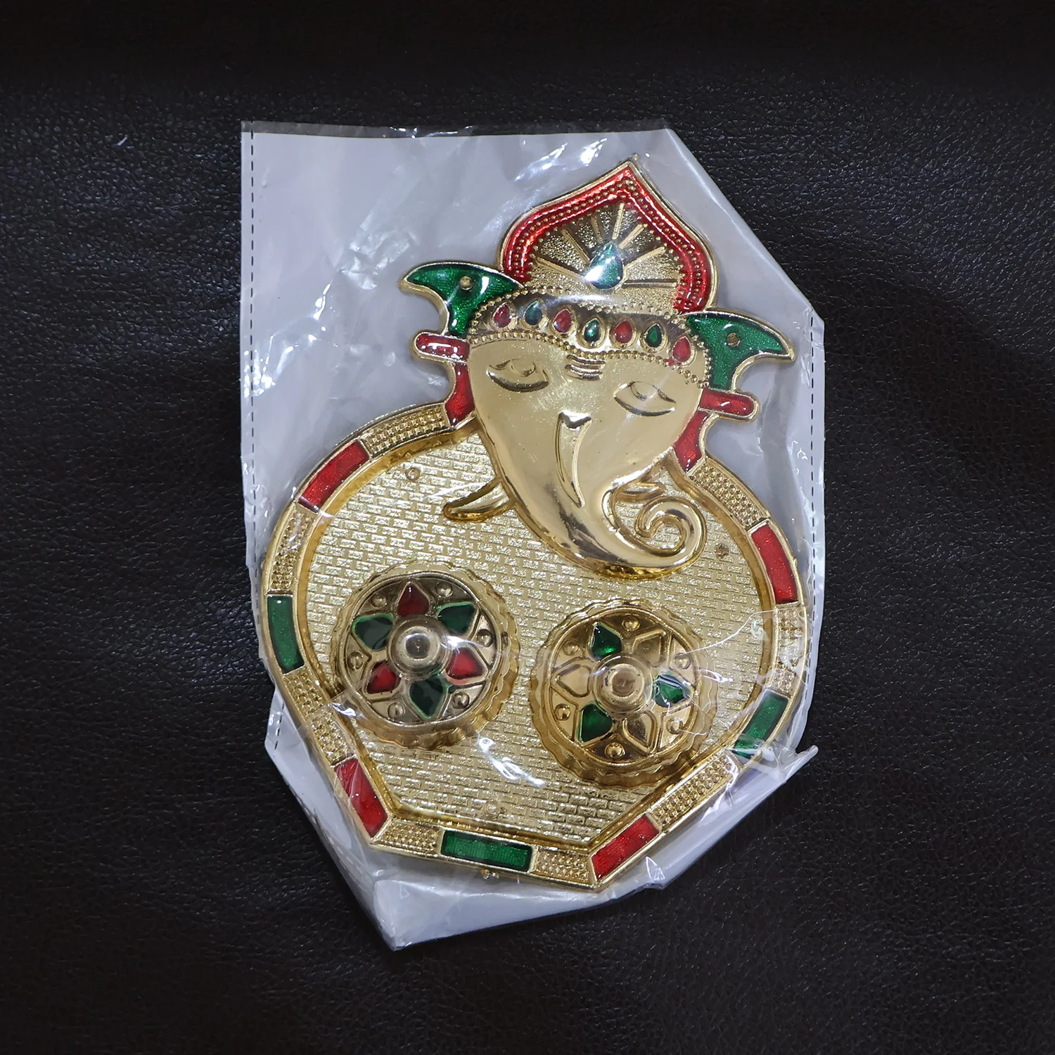 Ganesh Design Decorative Kumkum Box - (1 Pc) - Image 7
