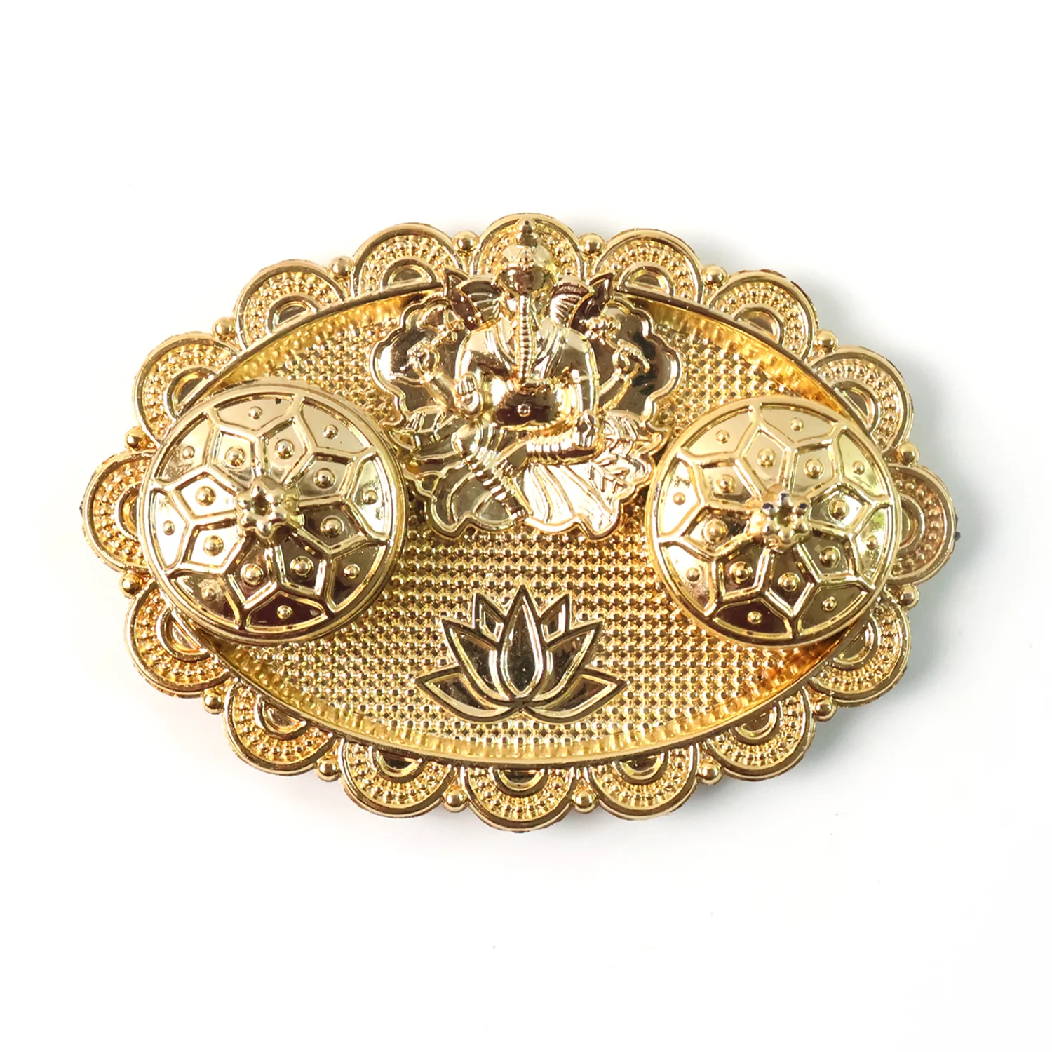 Ganesh Embossed Roli–Chawal Kumkum Chopra - (1 Pc) - Image 5