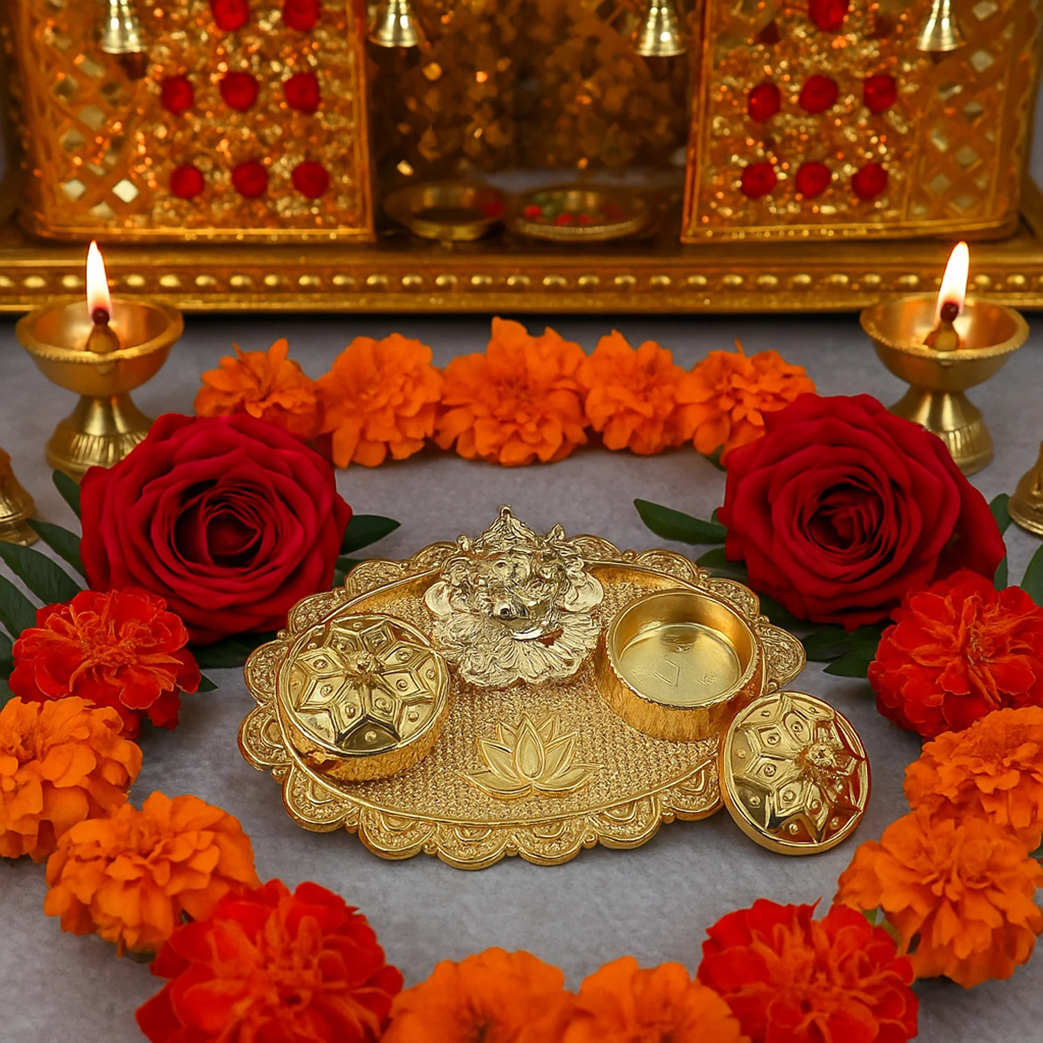 Ganesh Embossed Roli–Chawal Kumkum Chopra - (1 Pc) - Image 6