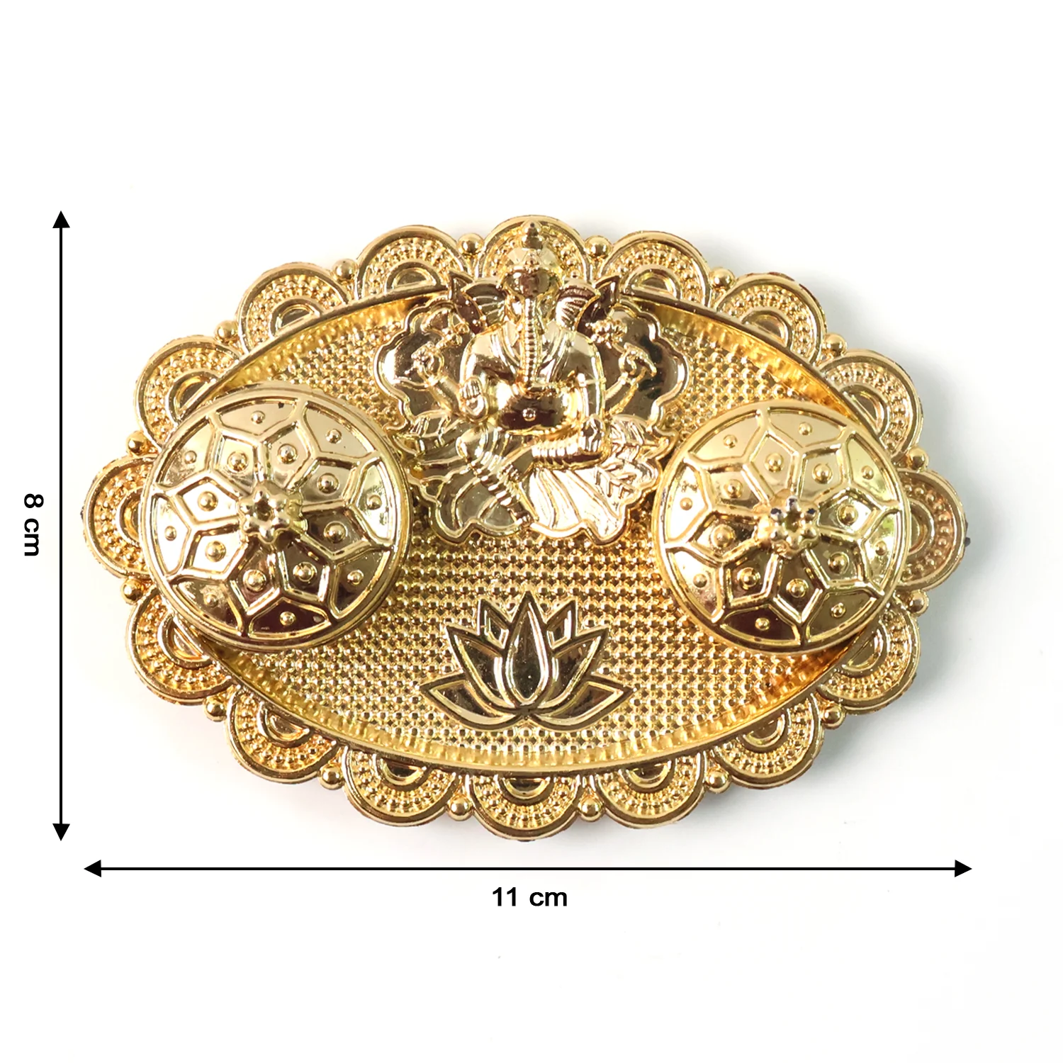 Ganesh Embossed Roli–Chawal Kumkum Chopra - (1 Pc) - Image 7
