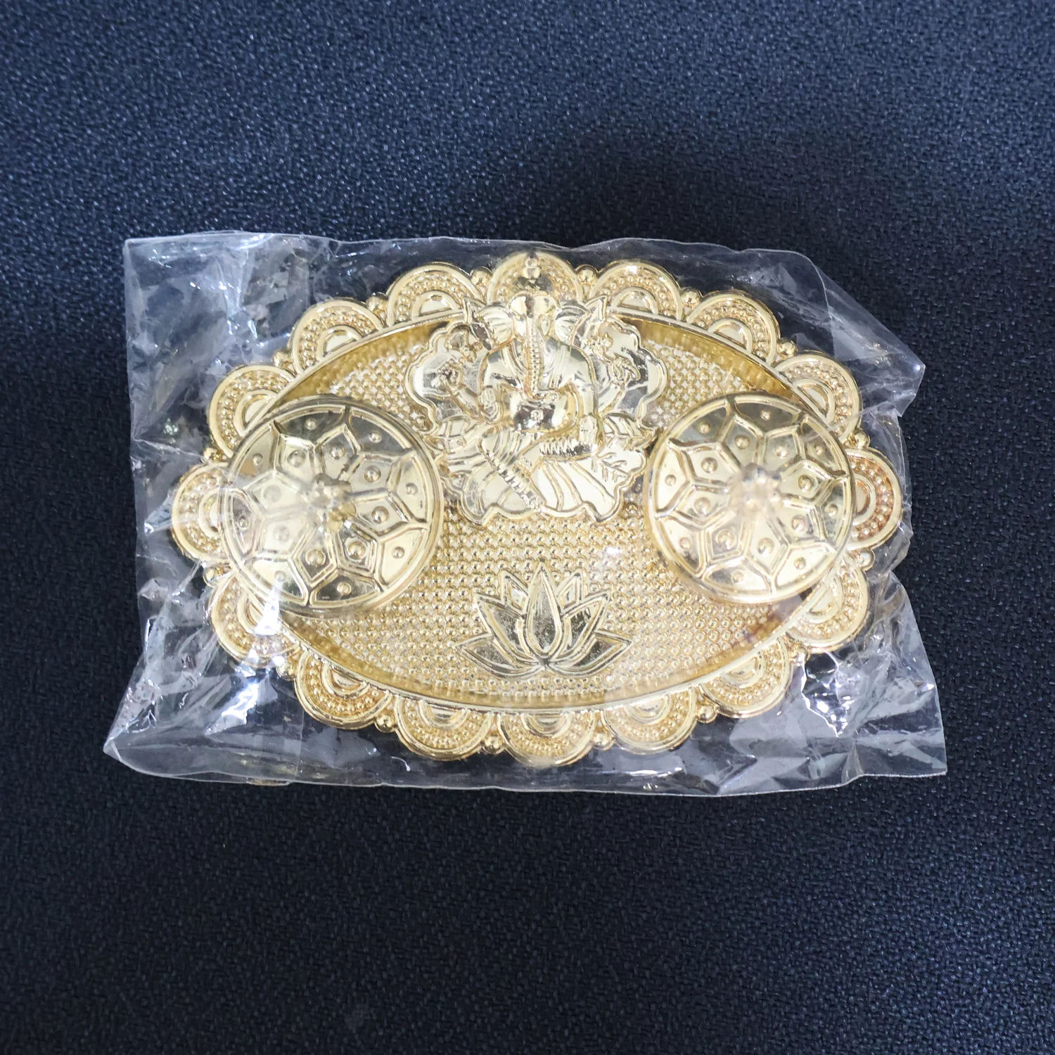 Ganesh Embossed Roli–Chawal Kumkum Chopra - (1 Pc) - Image 9