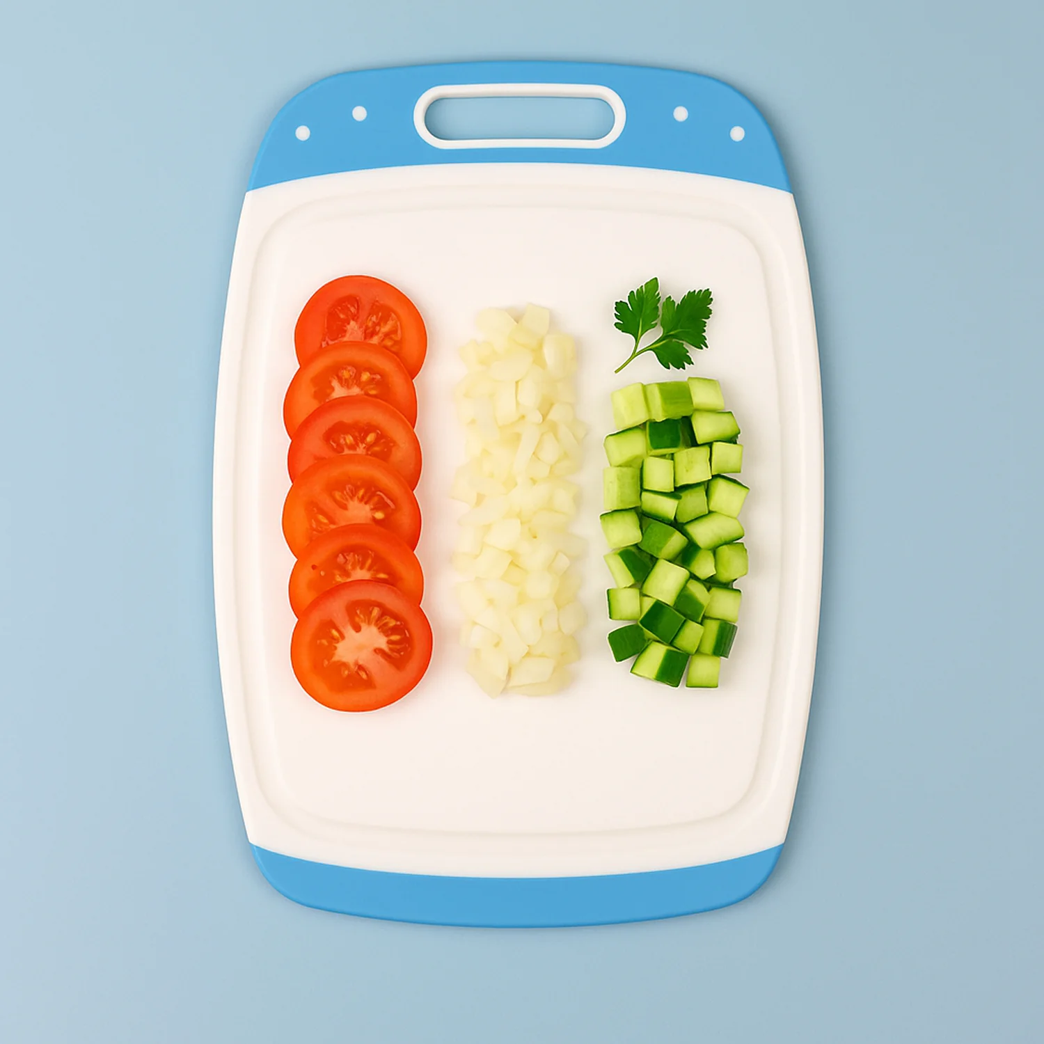 Vegetables and Fruits Cutting Chopping, Plastic Board (1 Pc) - Image 6