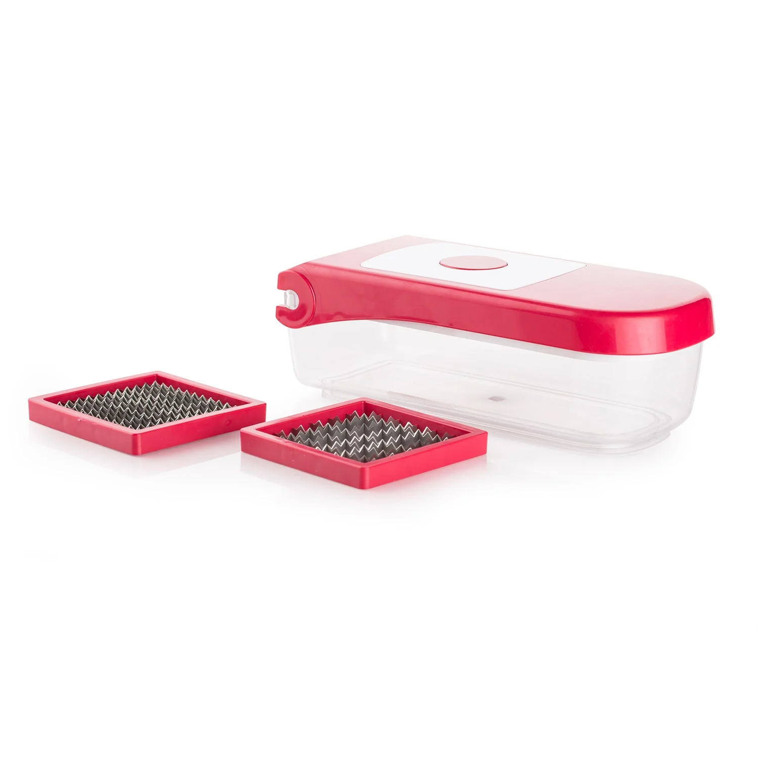 Ganesh Plastic Chopper Vegetable and Fruit Cutter, Red - Image 11