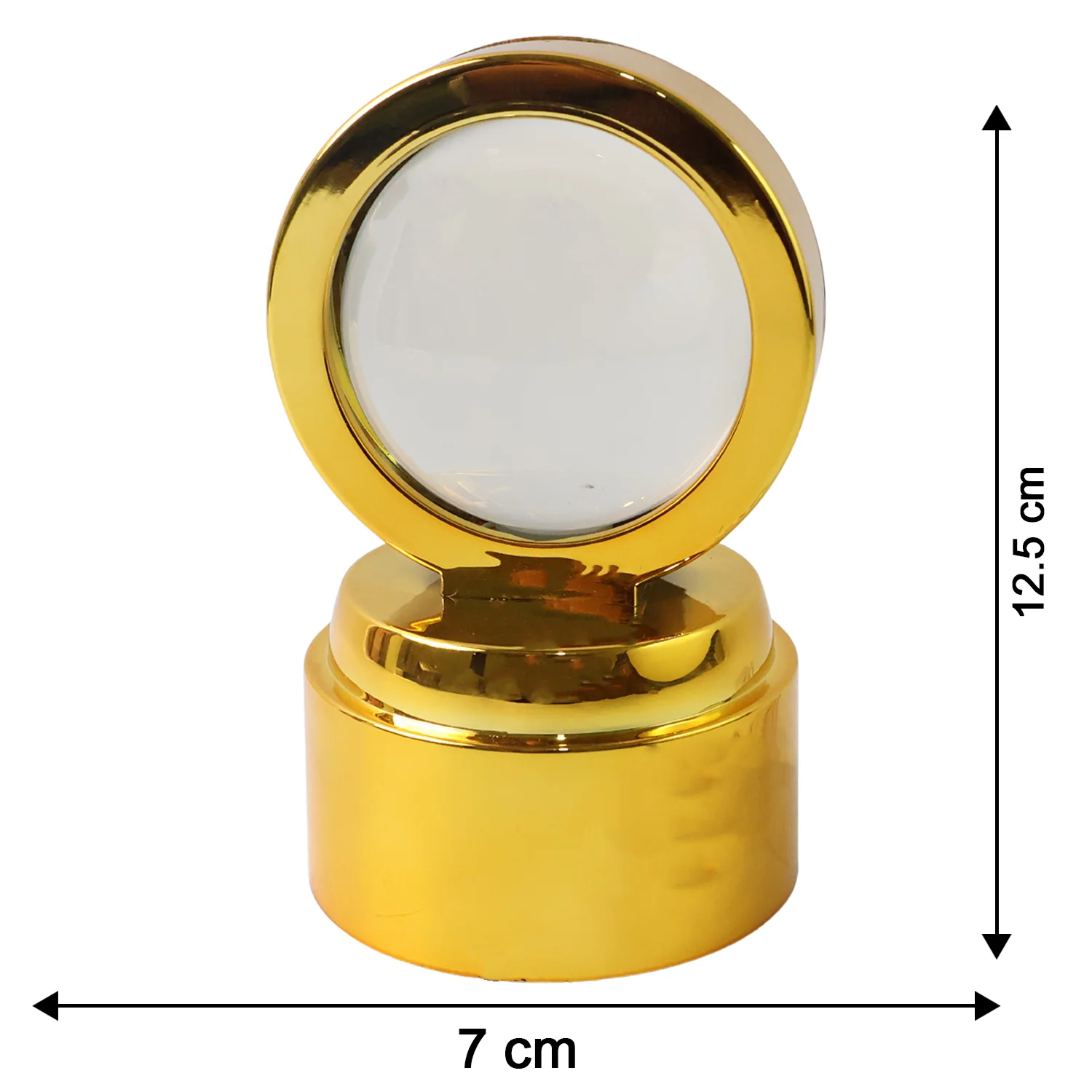 Ganpati Bapa 3D Crystal Ball Night Light with LED Illumination (1 Pc) - Image 3